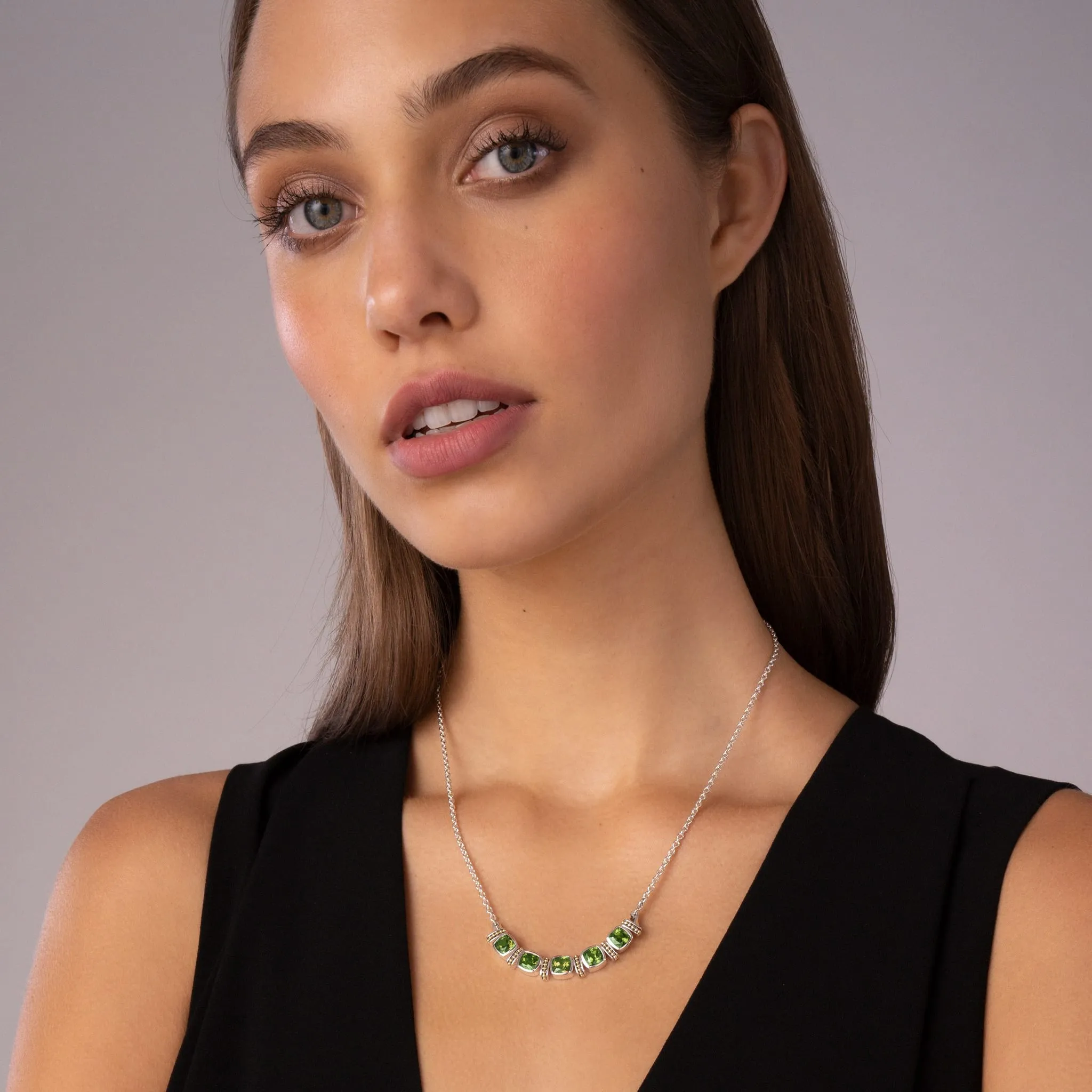 Rittenhouse Five Station Peridot Necklace sold by LAGOS product image thumbnail 2