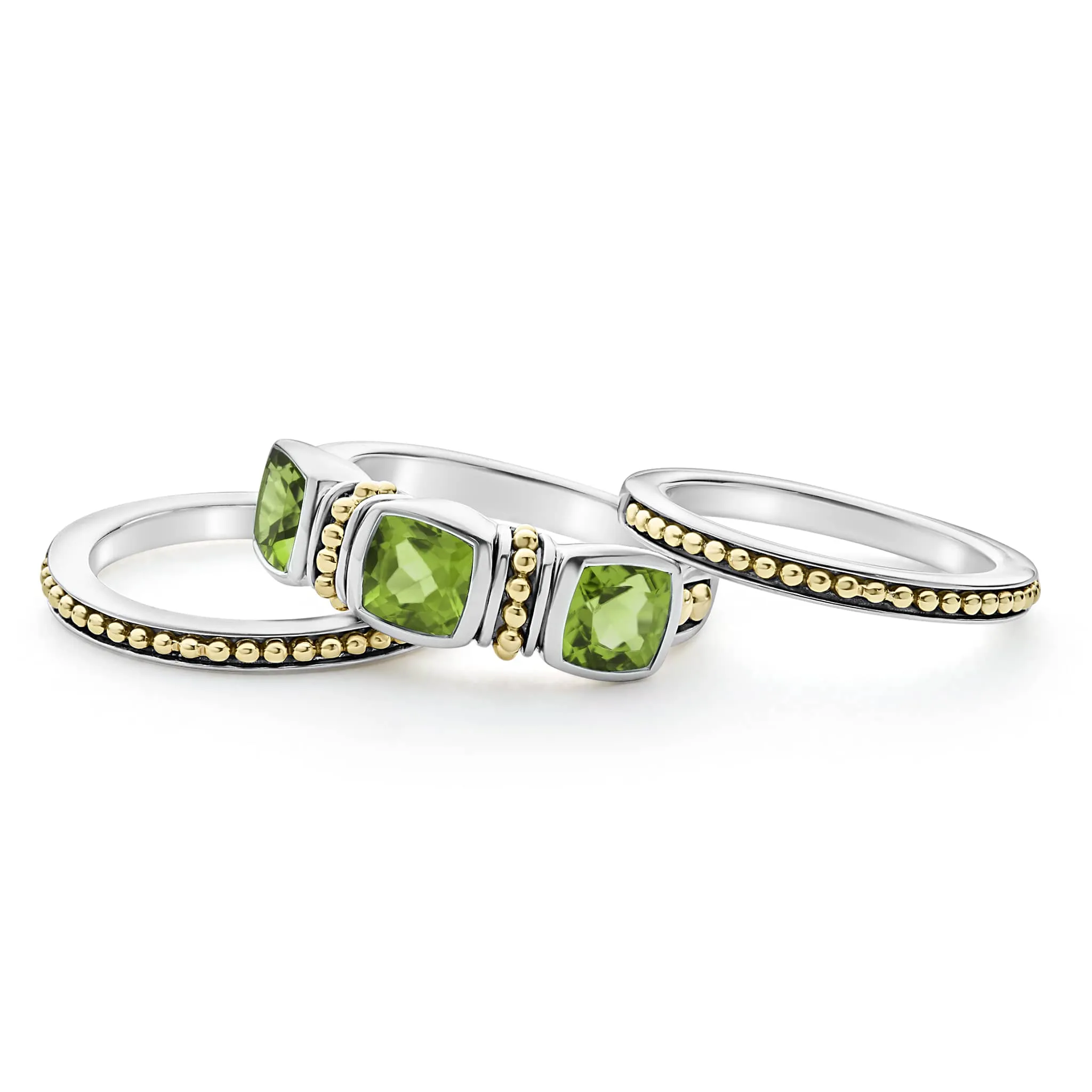 Rittenhouse Peridot Stacking Rings sold by LAGOS product image thumbnail 4