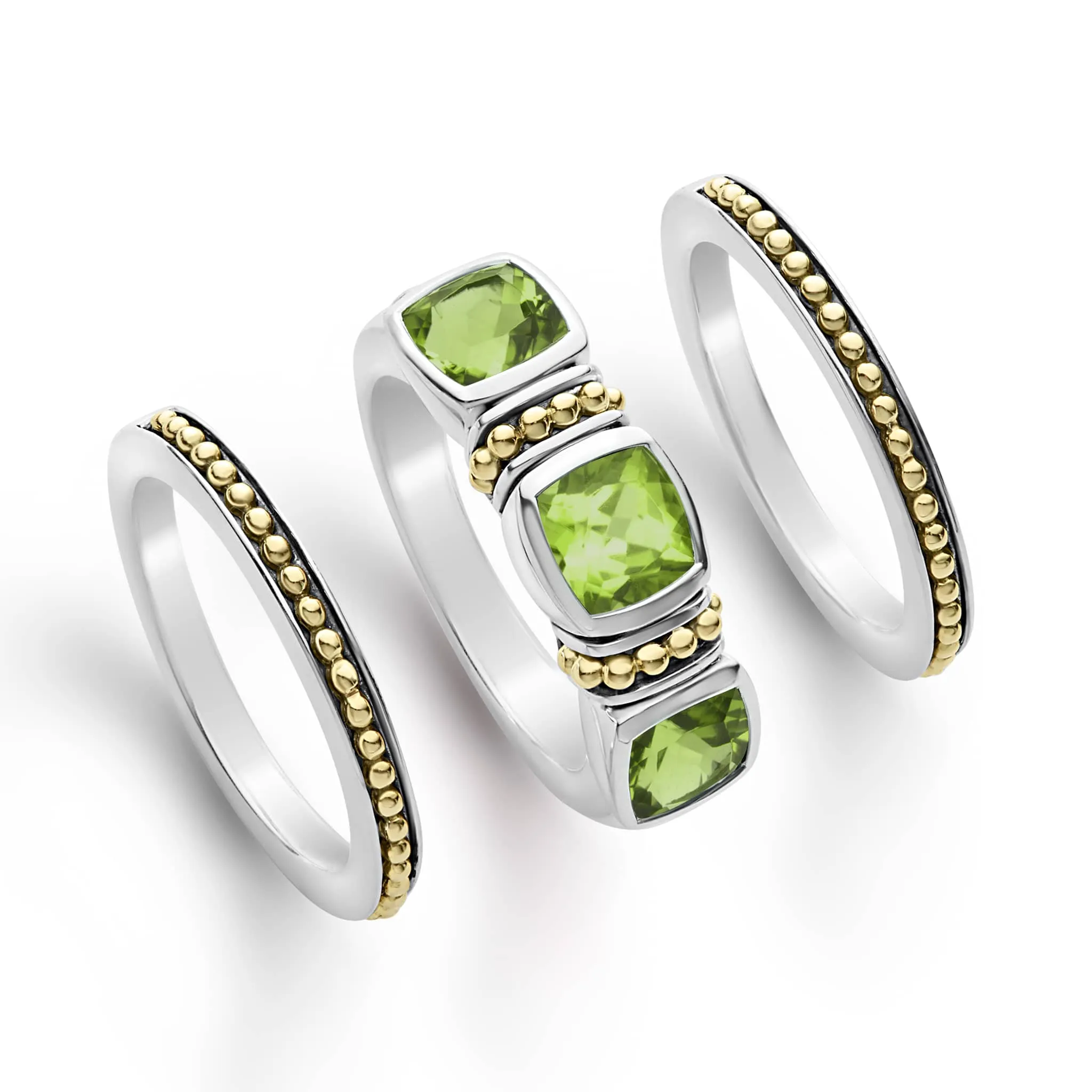 Rittenhouse Peridot Stacking Rings sold by LAGOS product image thumbnail 5