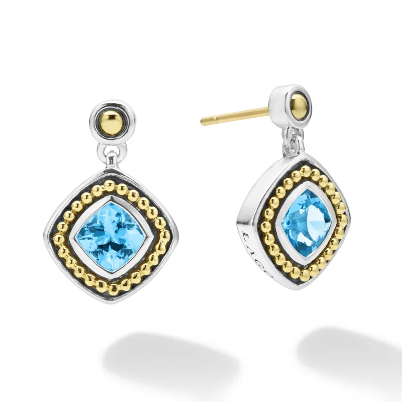 Rittenhouse Swiss Blue Topaz Drop Earrings sold by LAGOS