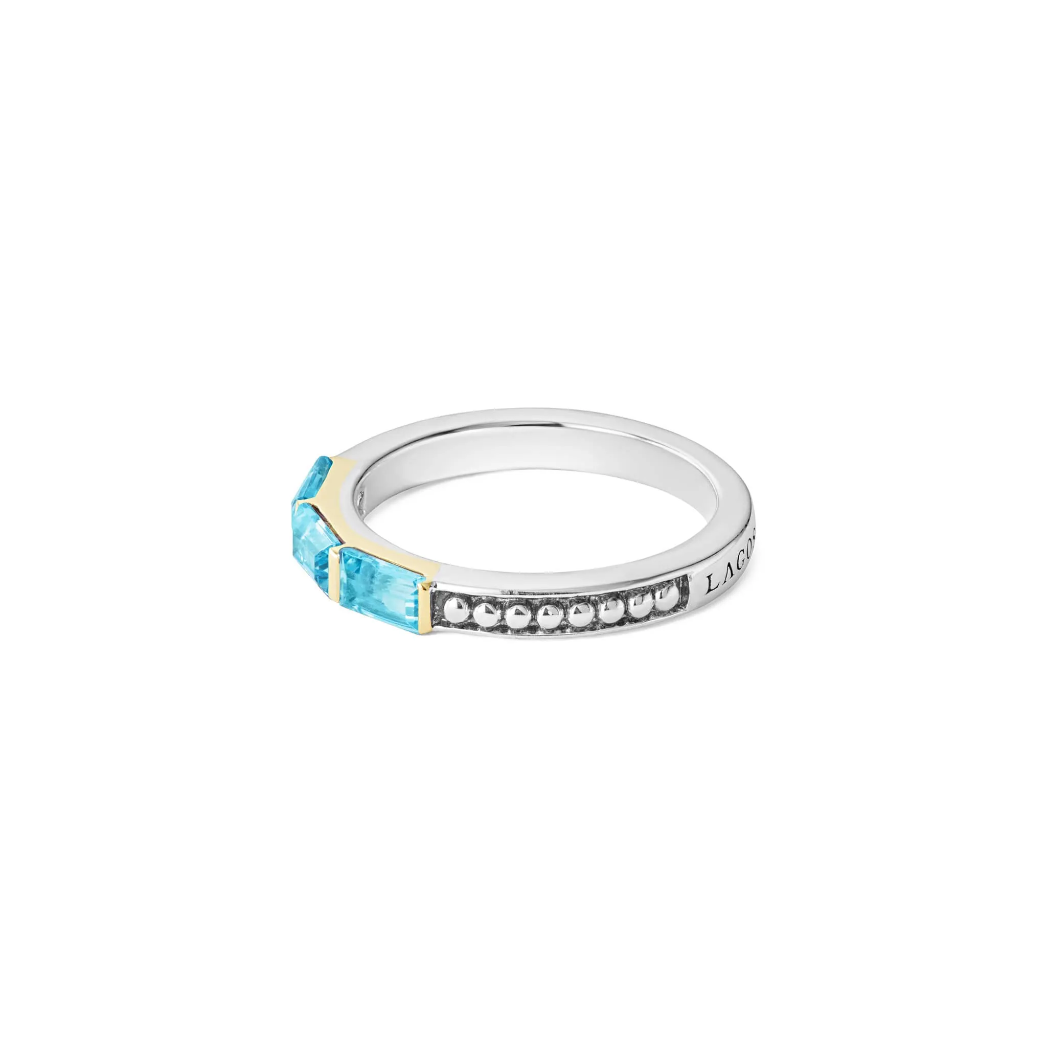 Rittenhouse Swiss Blue Topaz Stacking Ring sold by LAGOS product image thumbnail 4