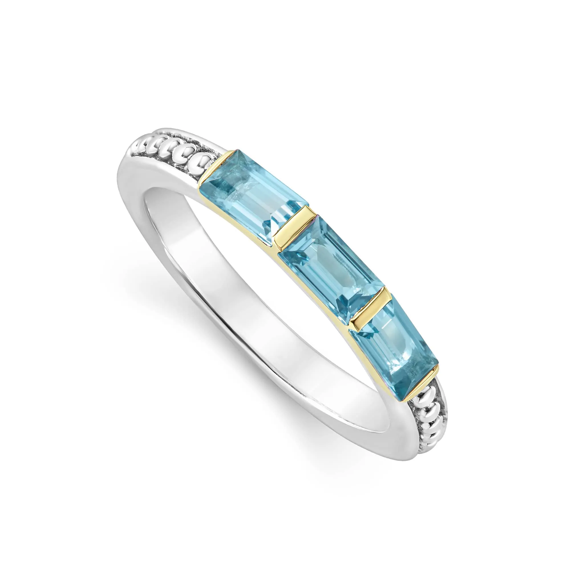 Rittenhouse Swiss Blue Topaz Stacking Ring sold by LAGOS