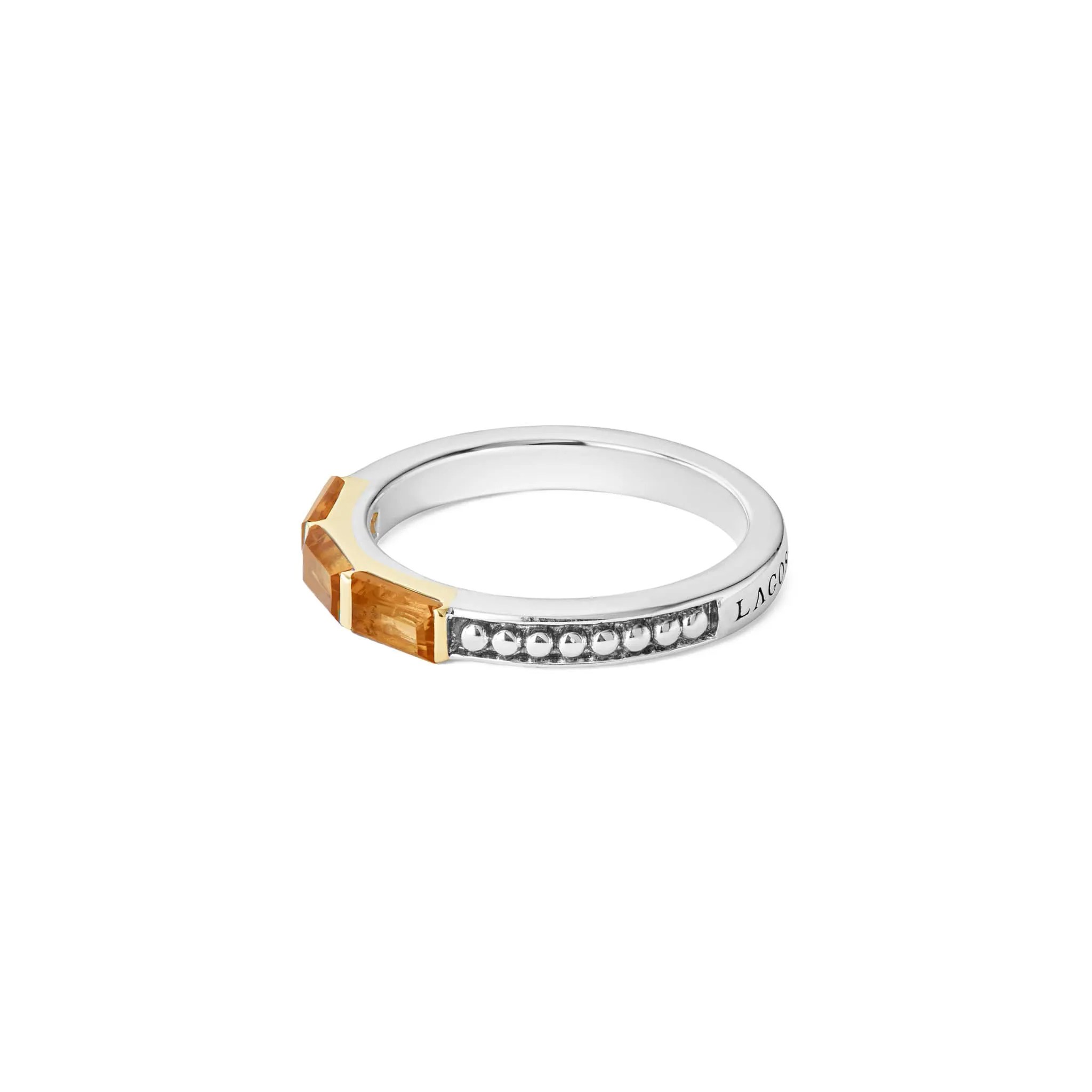 Rittenhouse Citrine Stacking Ring sold by LAGOS product image thumbnail 4