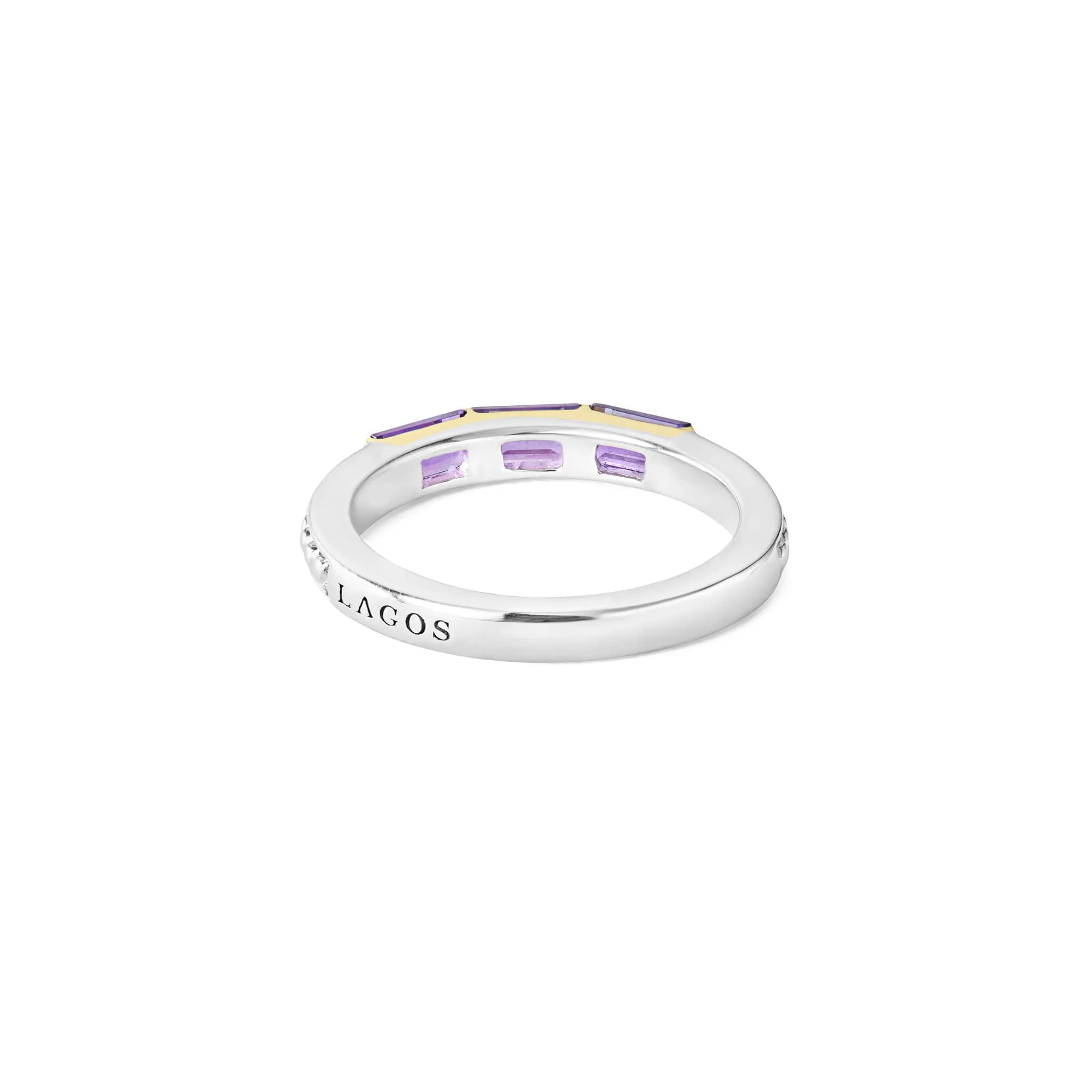 Rittenhouse Amethyst Stacking Ring sold by LAGOS product image thumbnail 5