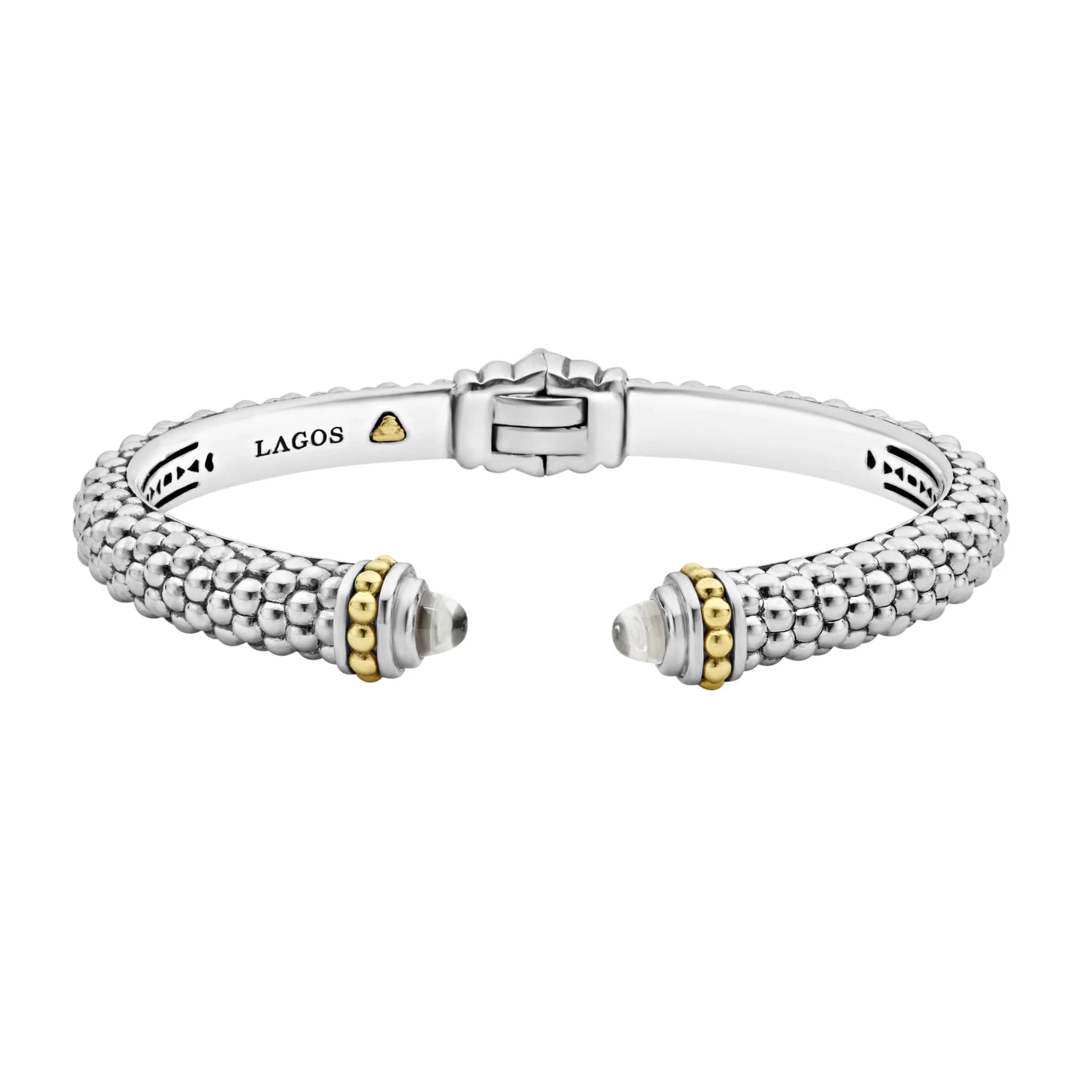 Rittenhouse White Topaz Cuff Bracelet | 8mm sold by LAGOS