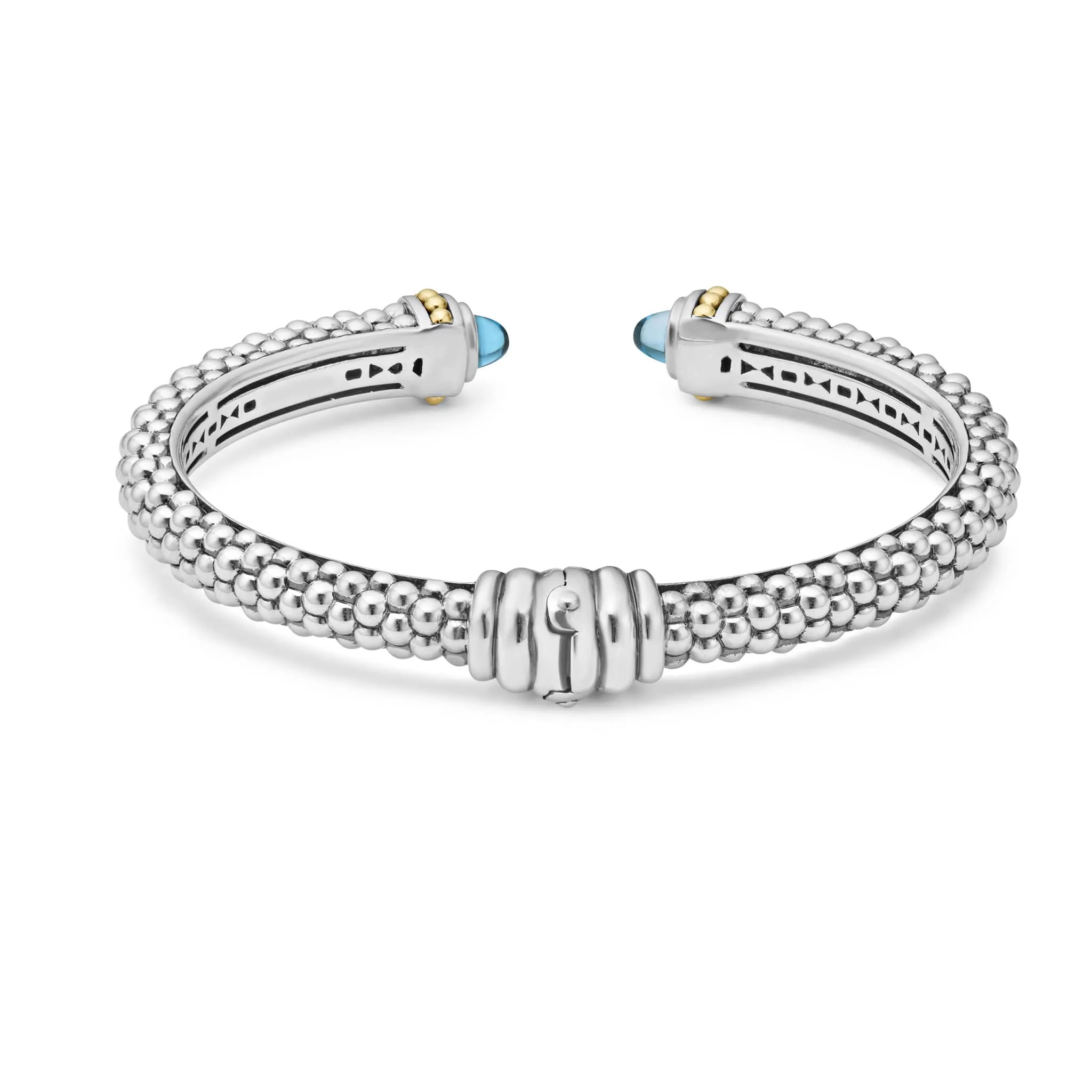Rittenhouse Swiss Blue Topaz Cuff Bracelet | 8mm sold by LAGOS product image thumbnail 5