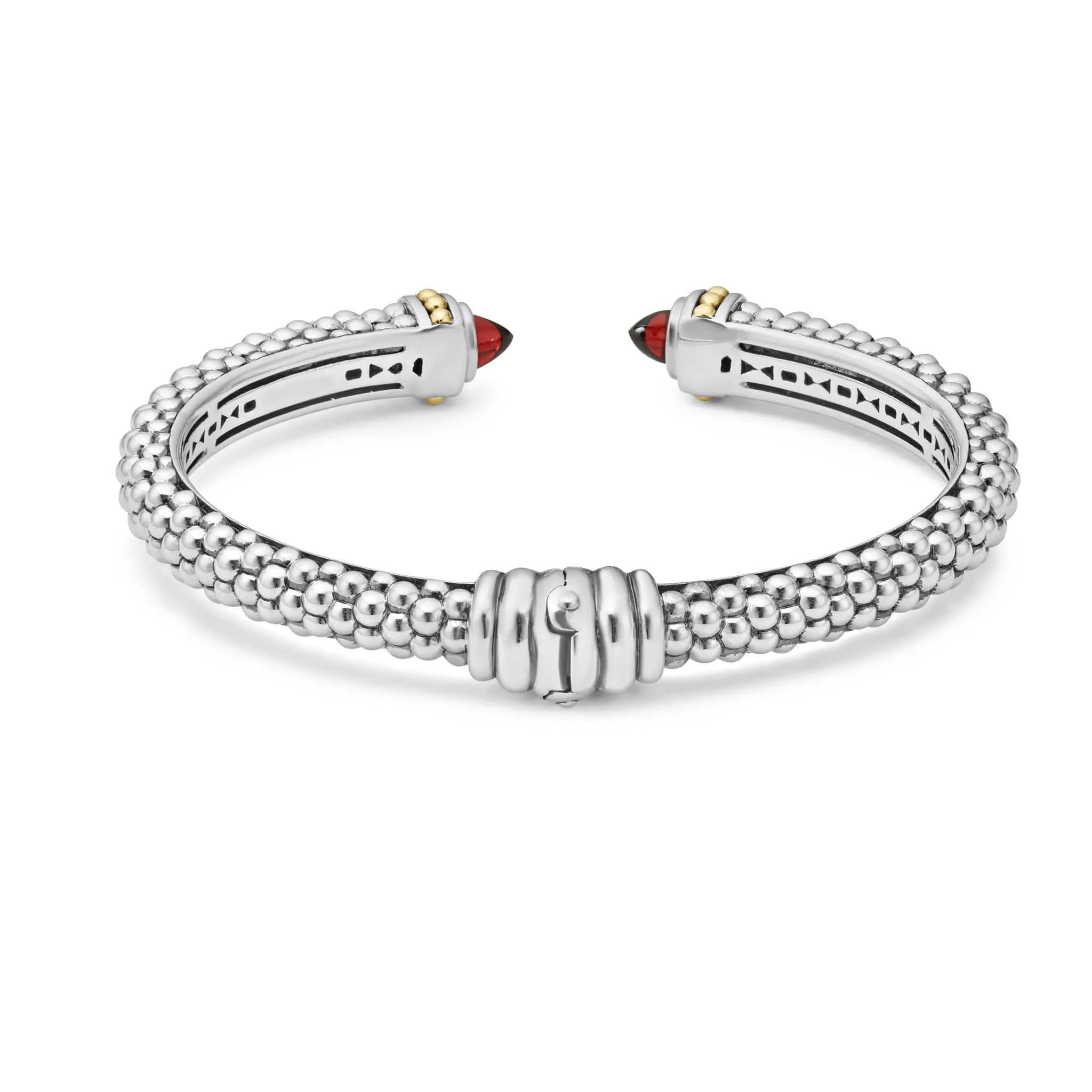 Rittenhouse Garnet Cuff Bracelet | 8mm sold by LAGOS product image thumbnail 5