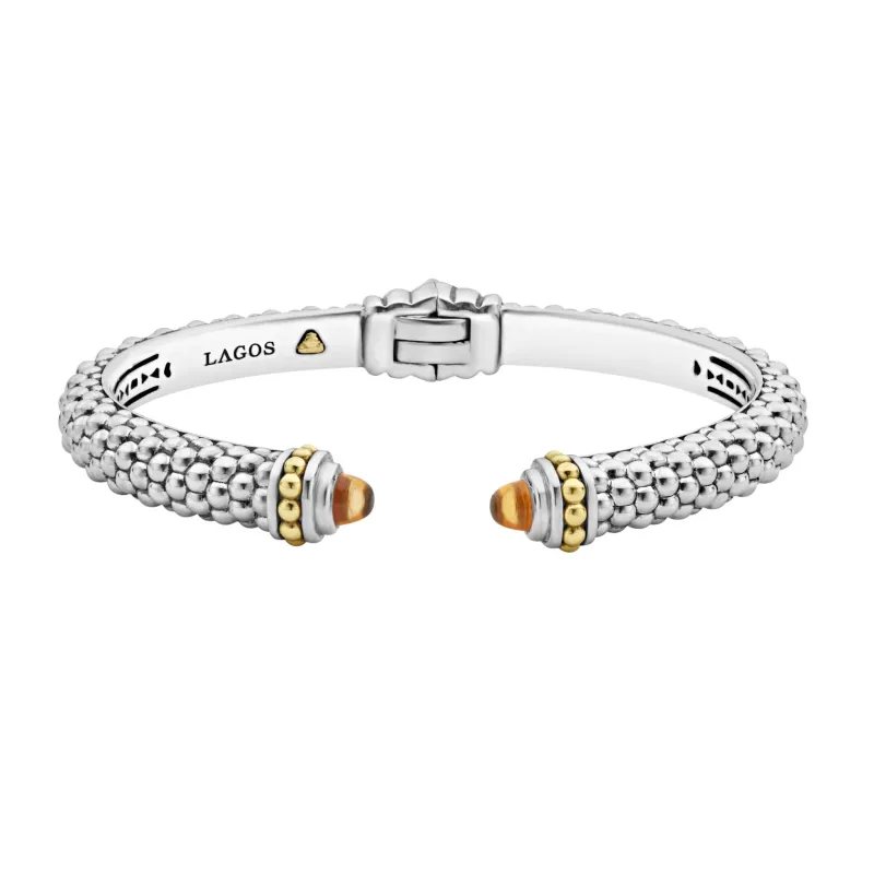 Rittenhouse Citrine Cuff Bracelet | 8mm sold by LAGOS