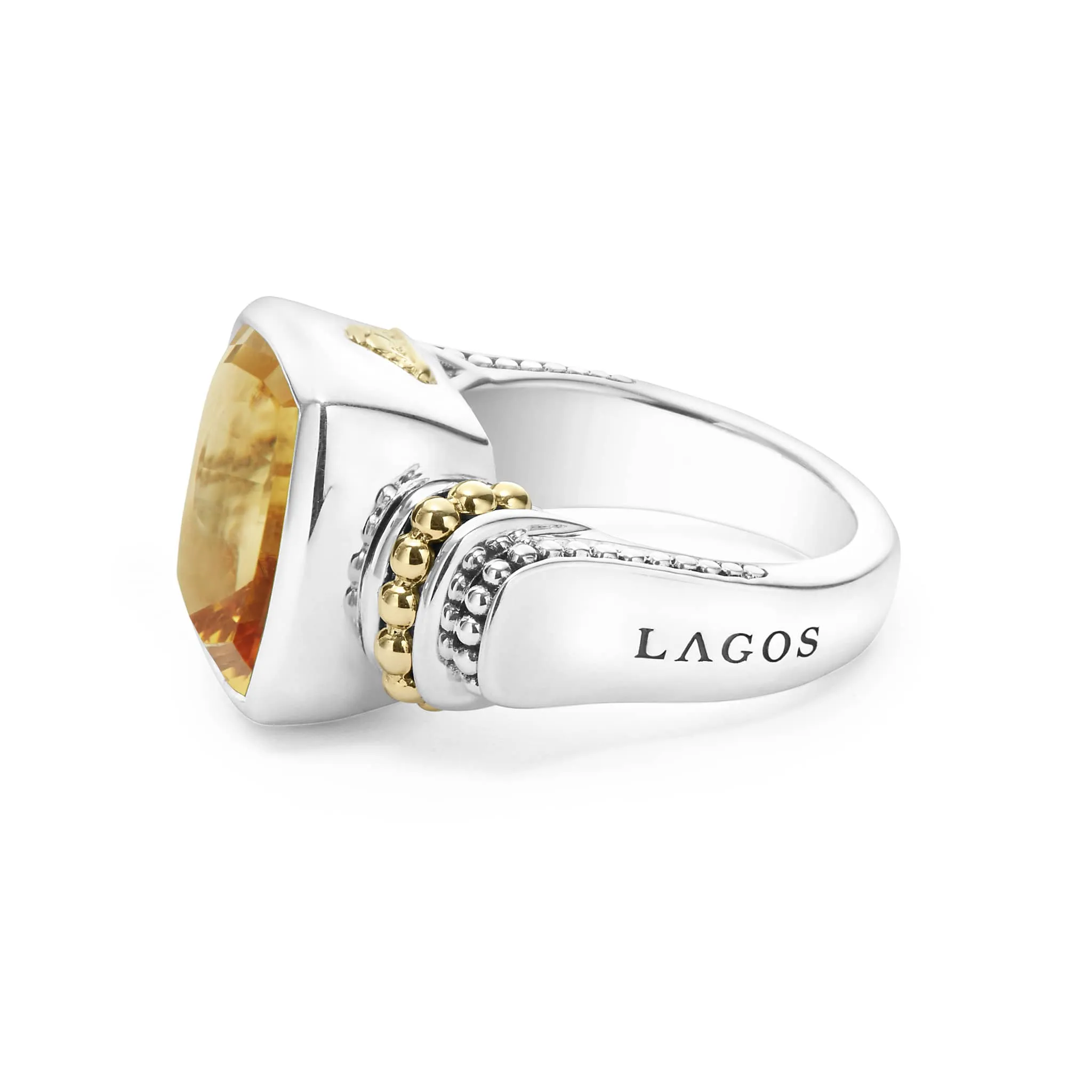 Rittenhouse Small Citrine Statement Ring sold by LAGOS product image thumbnail 4