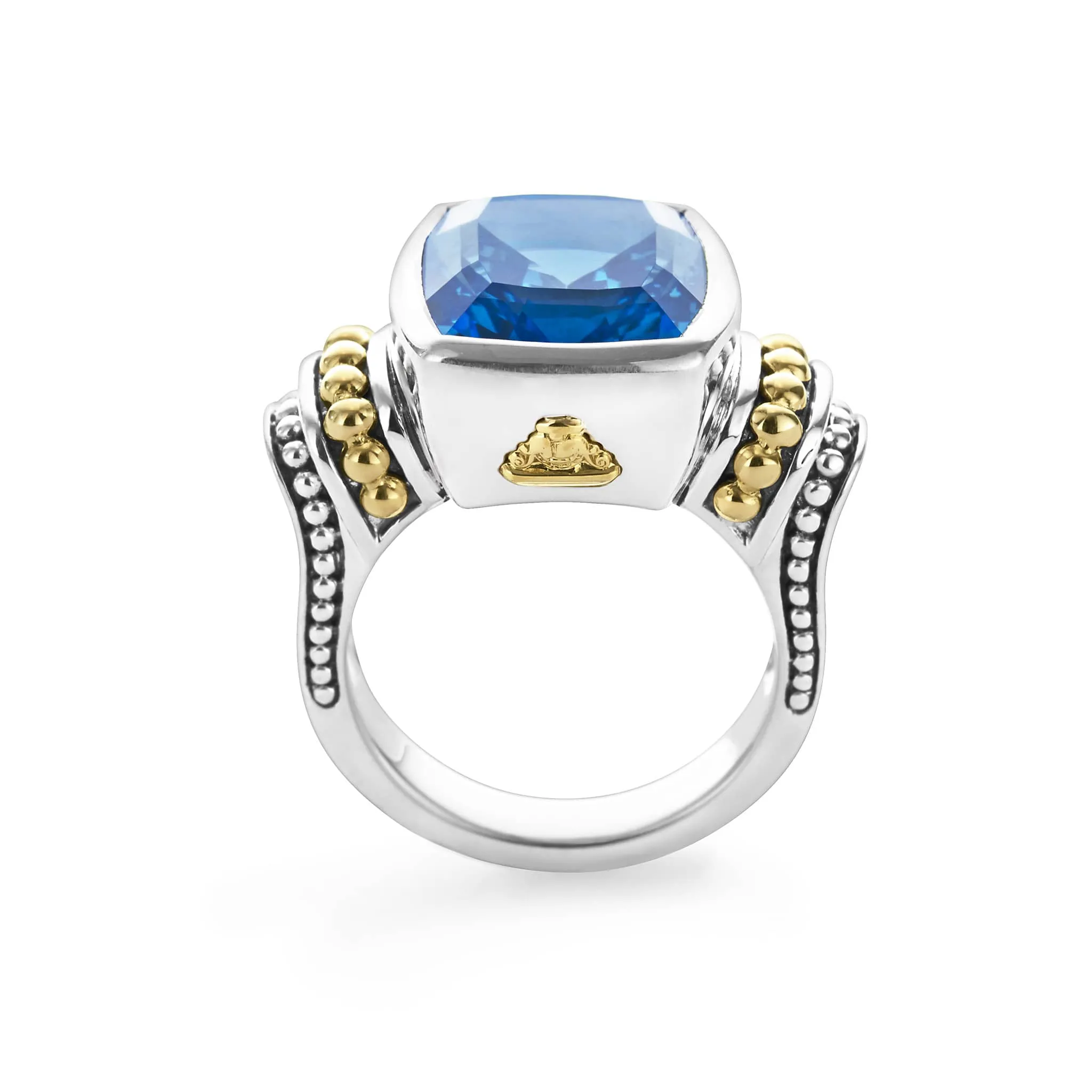 Rittenhouse Small Swiss Blue Topaz Statement Ring sold by LAGOS product image thumbnail 5