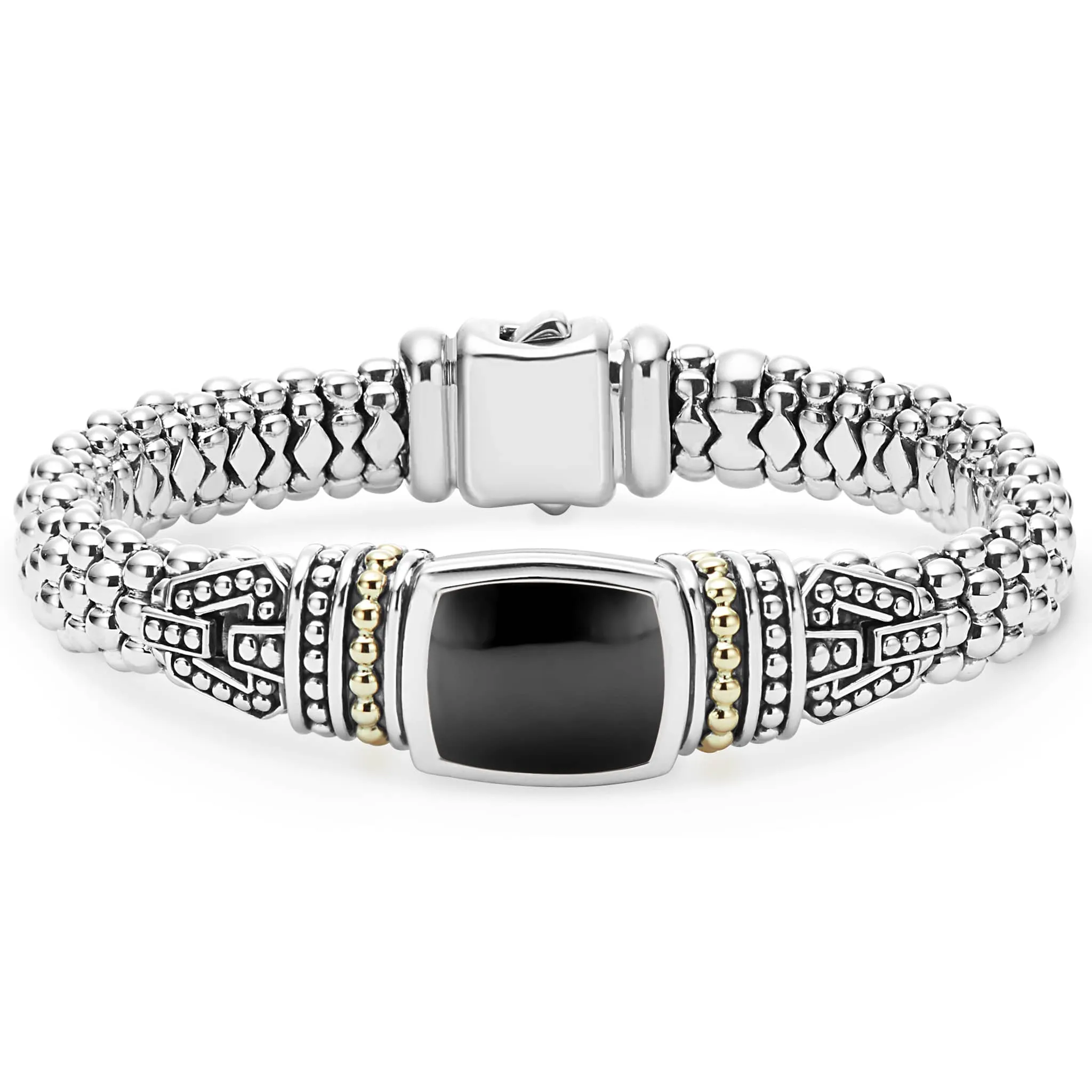 Rittenhouse Onyx Caviar Bracelet | 9mm sold by LAGOS