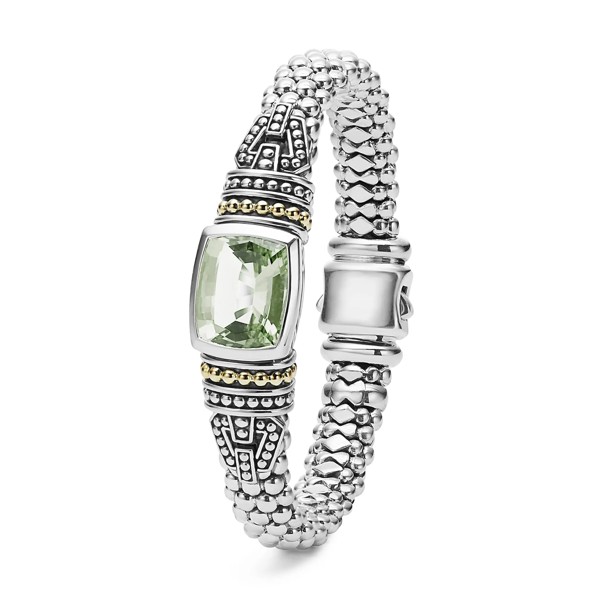Rittenhouse Prasiolite Caviar Bracelet | 9mm sold by LAGOS product image thumbnail 3