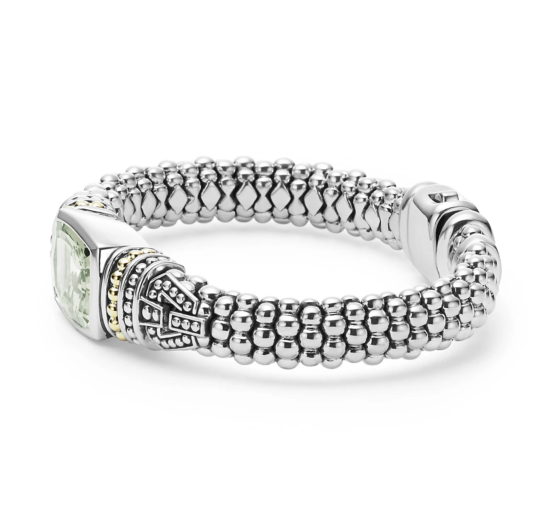 Rittenhouse Prasiolite Caviar Bracelet | 9mm sold by LAGOS product image thumbnail 4