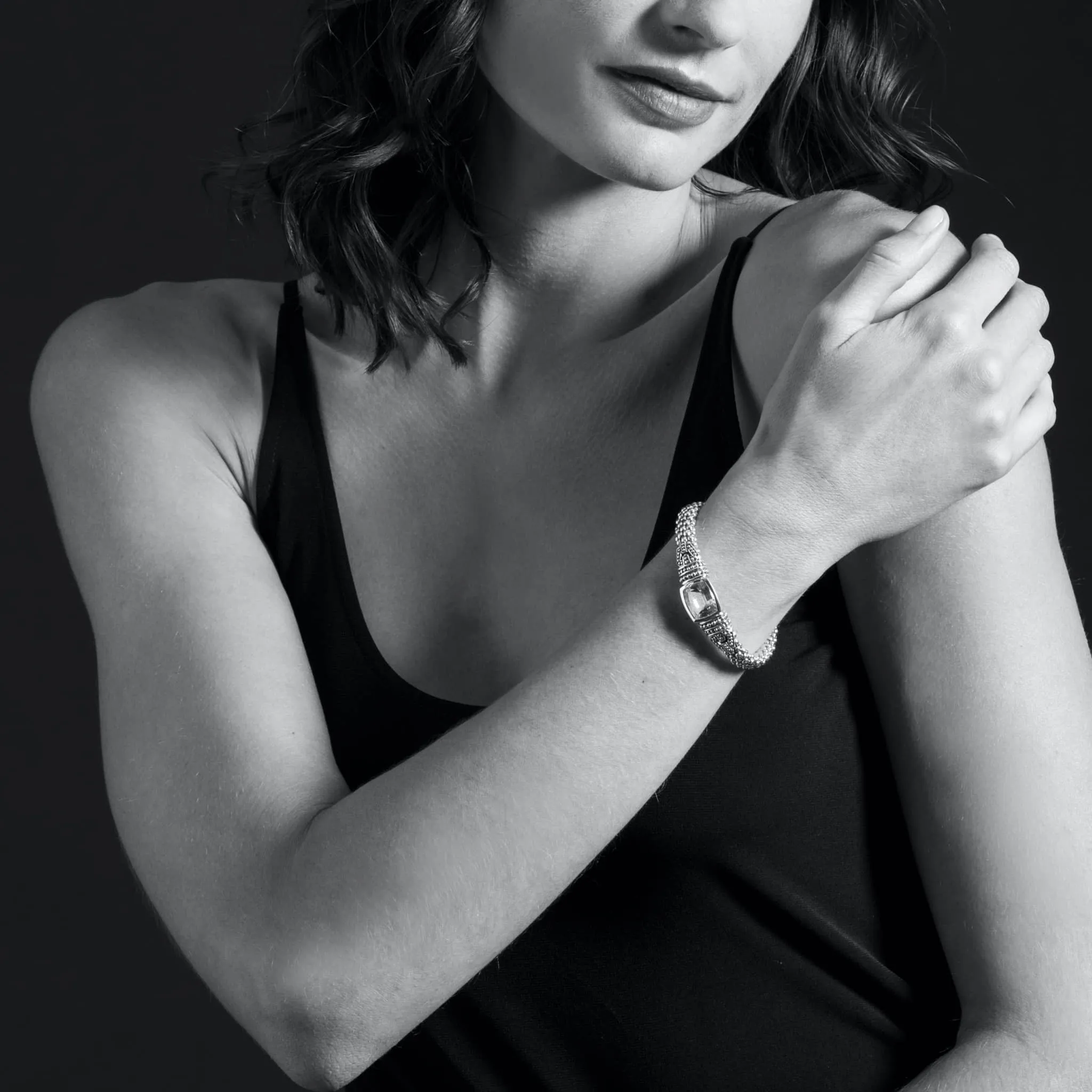 Rittenhouse Prasiolite Caviar Bracelet | 9mm sold by LAGOS product image thumbnail 2