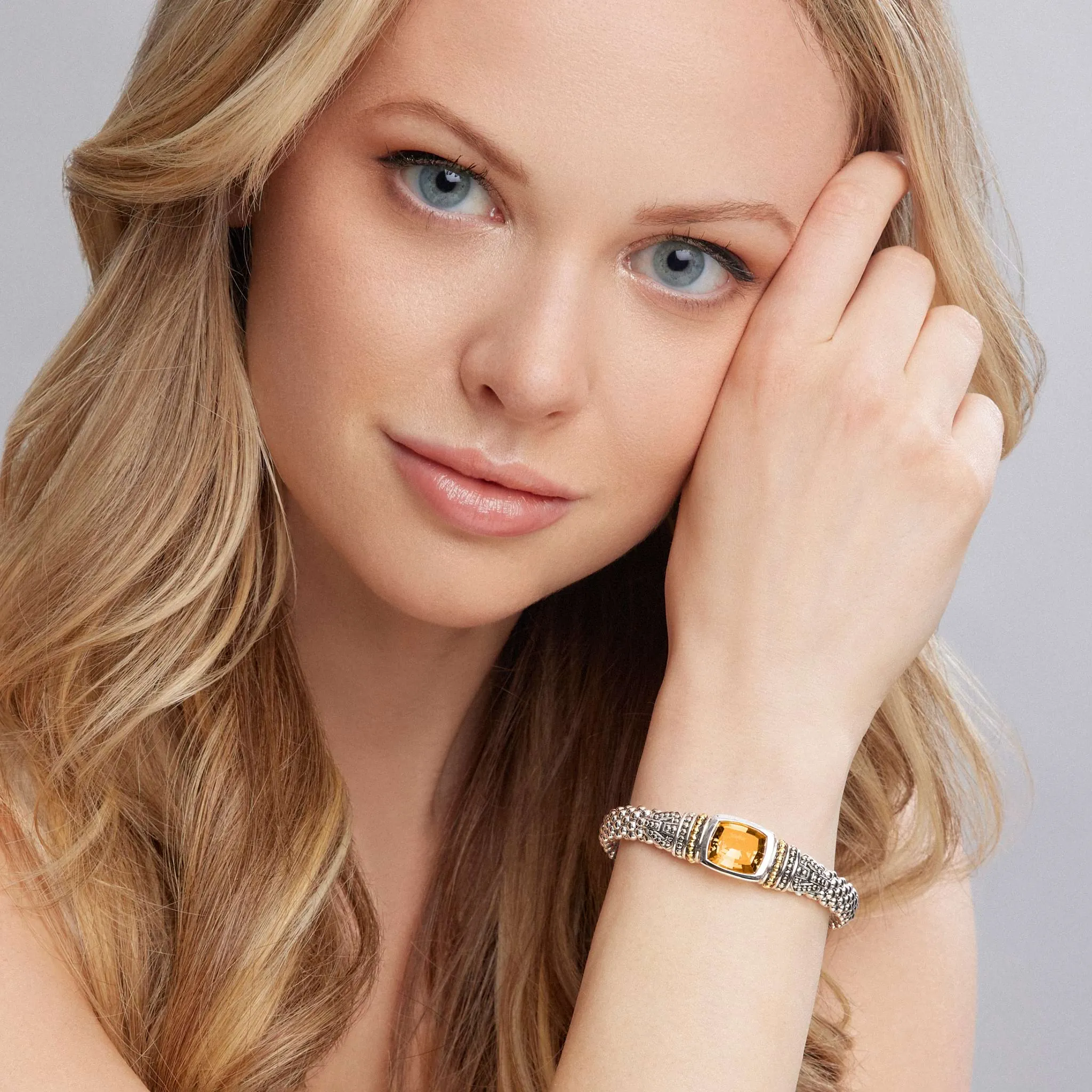 Rittenhouse Citrine Caviar Bracelet | 9mm sold by LAGOS product image thumbnail 2