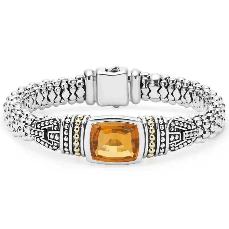 Rittenhouse Citrine Caviar Bracelet | 9mm sold by LAGOS