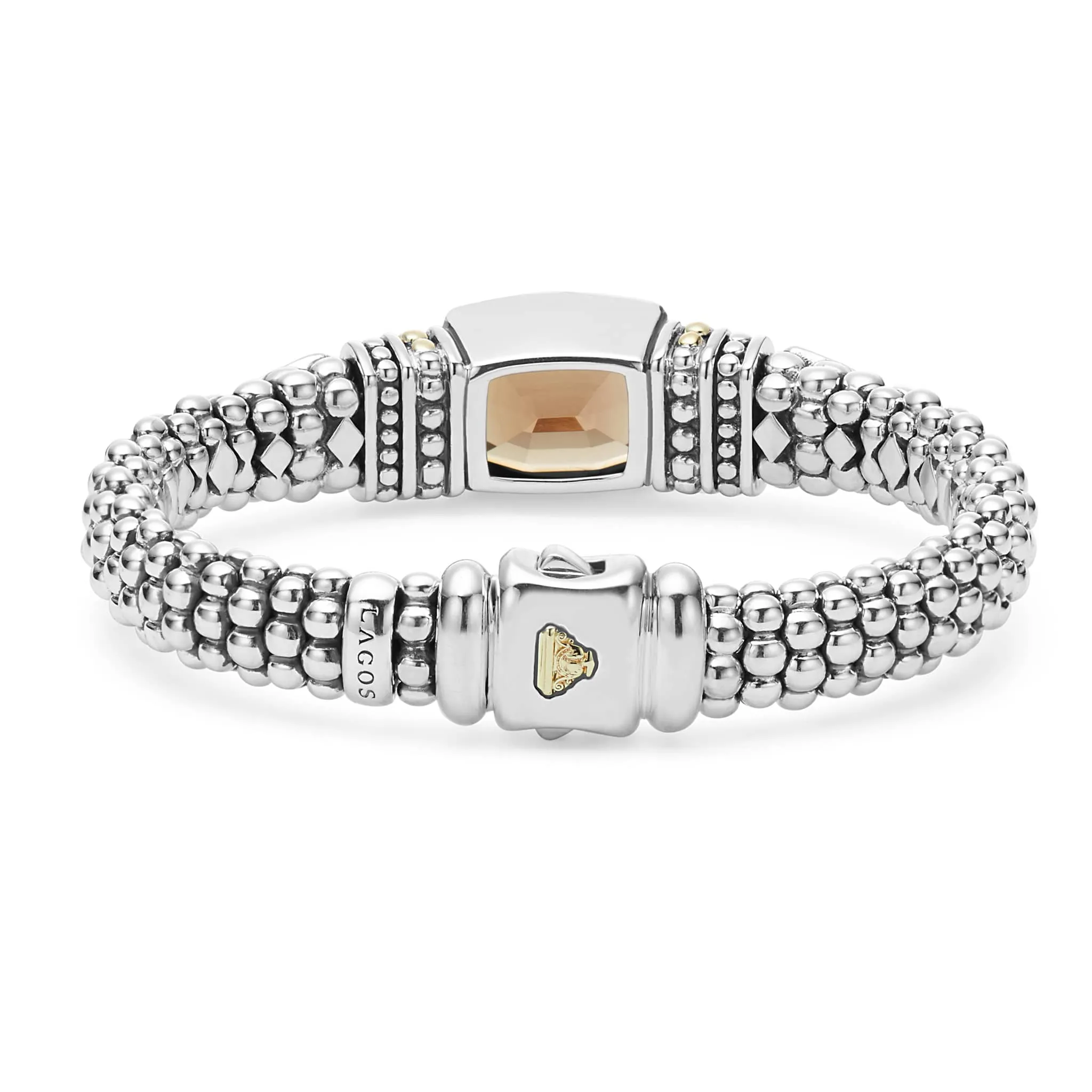 Rittenhouse Smokey Quartz Caviar Bracelet | 9mm sold by LAGOS product image thumbnail 5