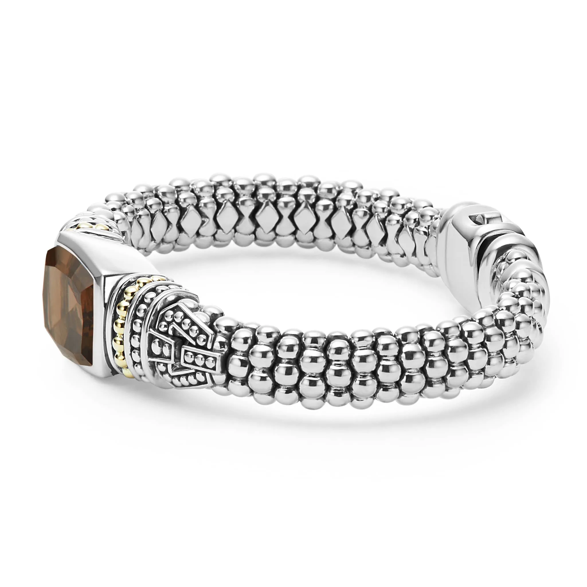 Rittenhouse Smokey Quartz Caviar Bracelet | 9mm sold by LAGOS product image thumbnail 4