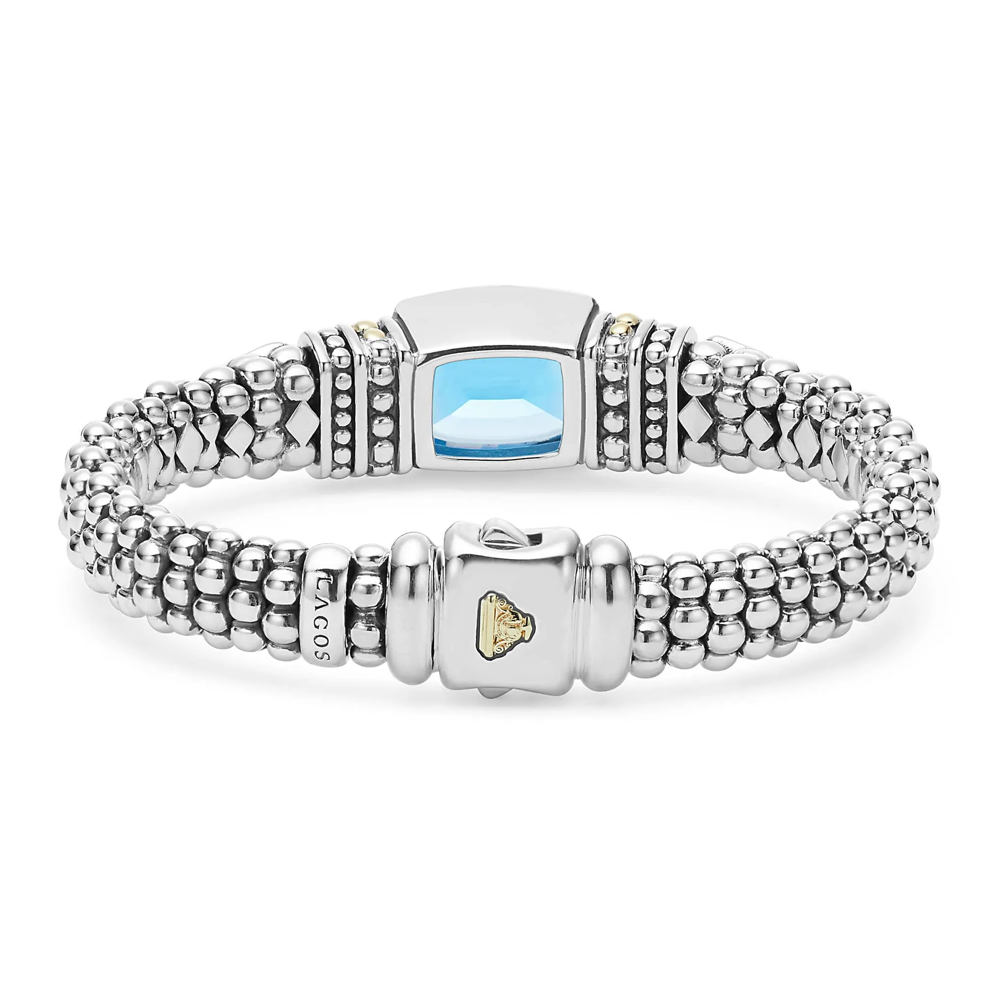 Rittenhouse Swiss Blue Topaz Caviar Bracelet | 9mm sold by LAGOS product image thumbnail 5