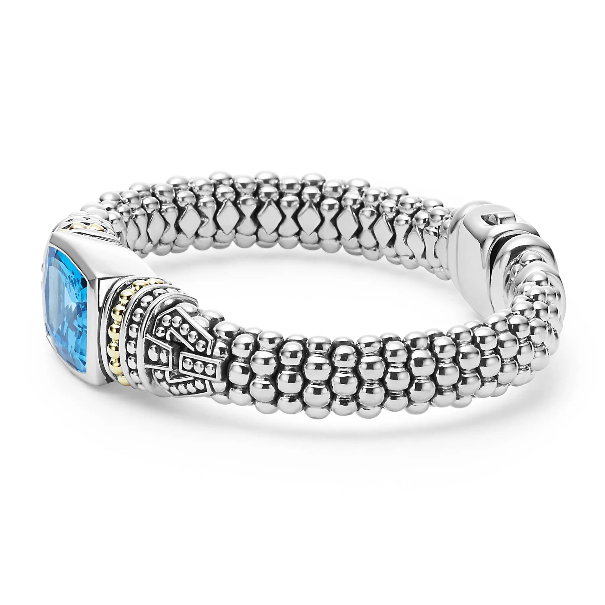 Rittenhouse Swiss Blue Topaz Caviar Bracelet | 9mm sold by LAGOS product image thumbnail 4