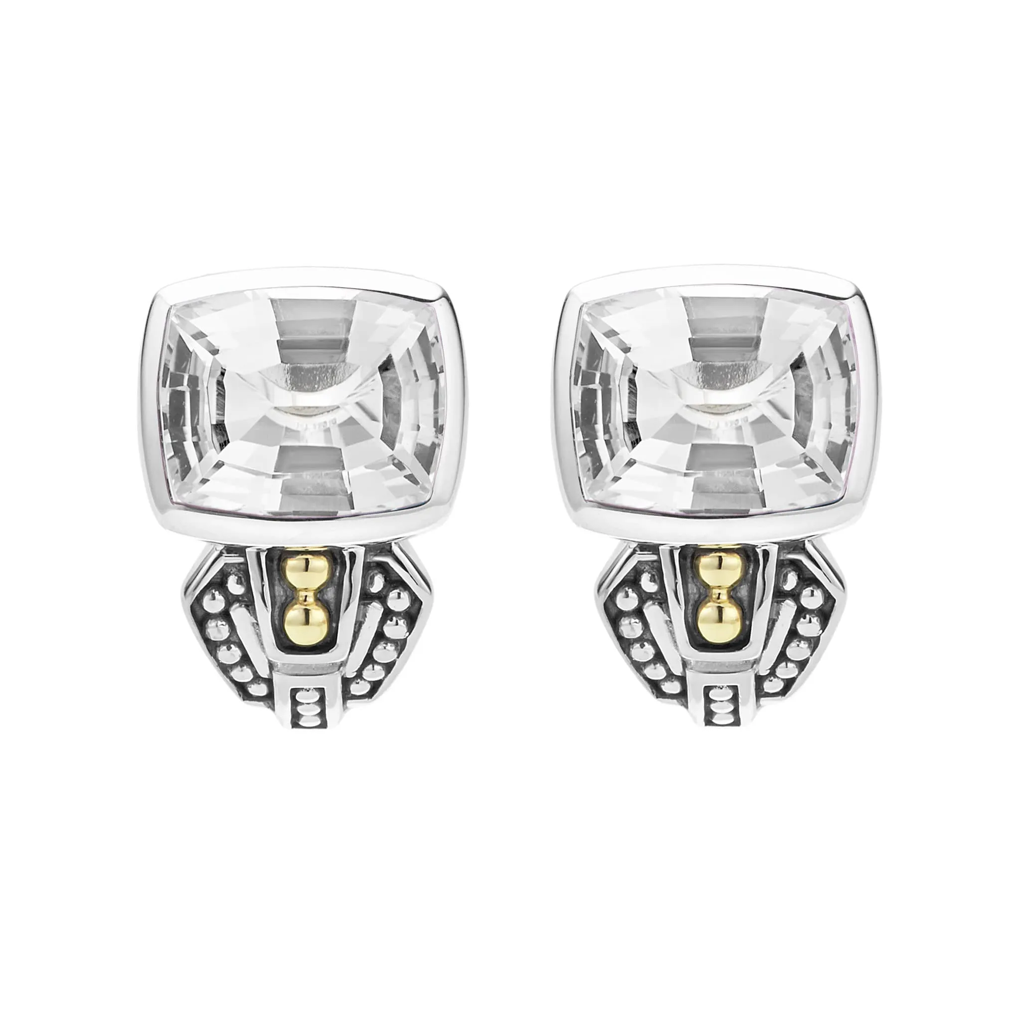 Rittenhouse Bezel-Set White Topaz Earrings sold by LAGOS product image thumbnail 3