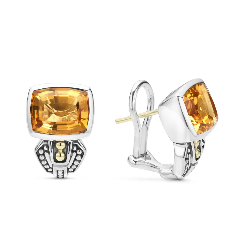 Rittenhouse Bezel-Set Citrine Earrings sold by LAGOS