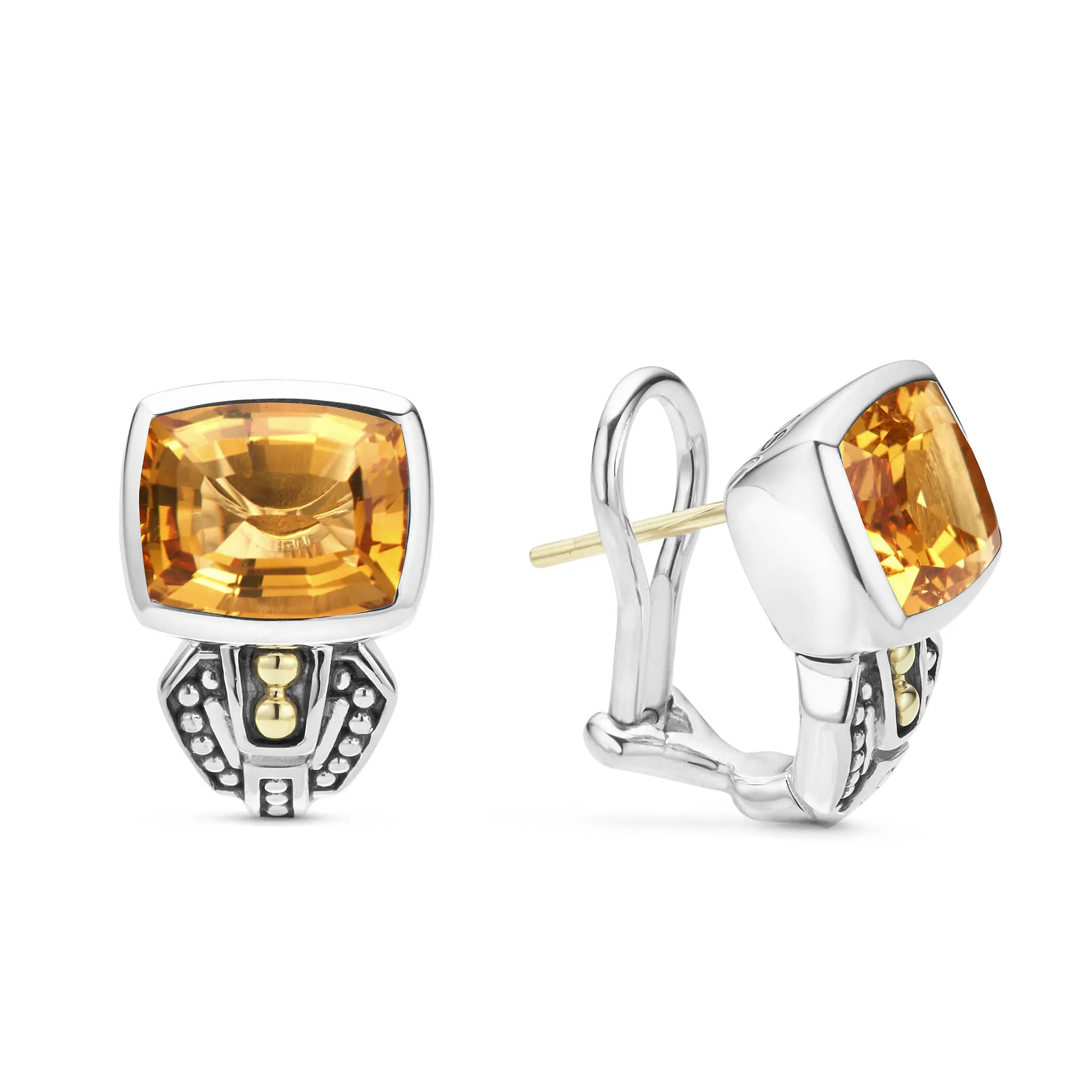 Rittenhouse Bezel-Set Citrine Earrings sold by LAGOS