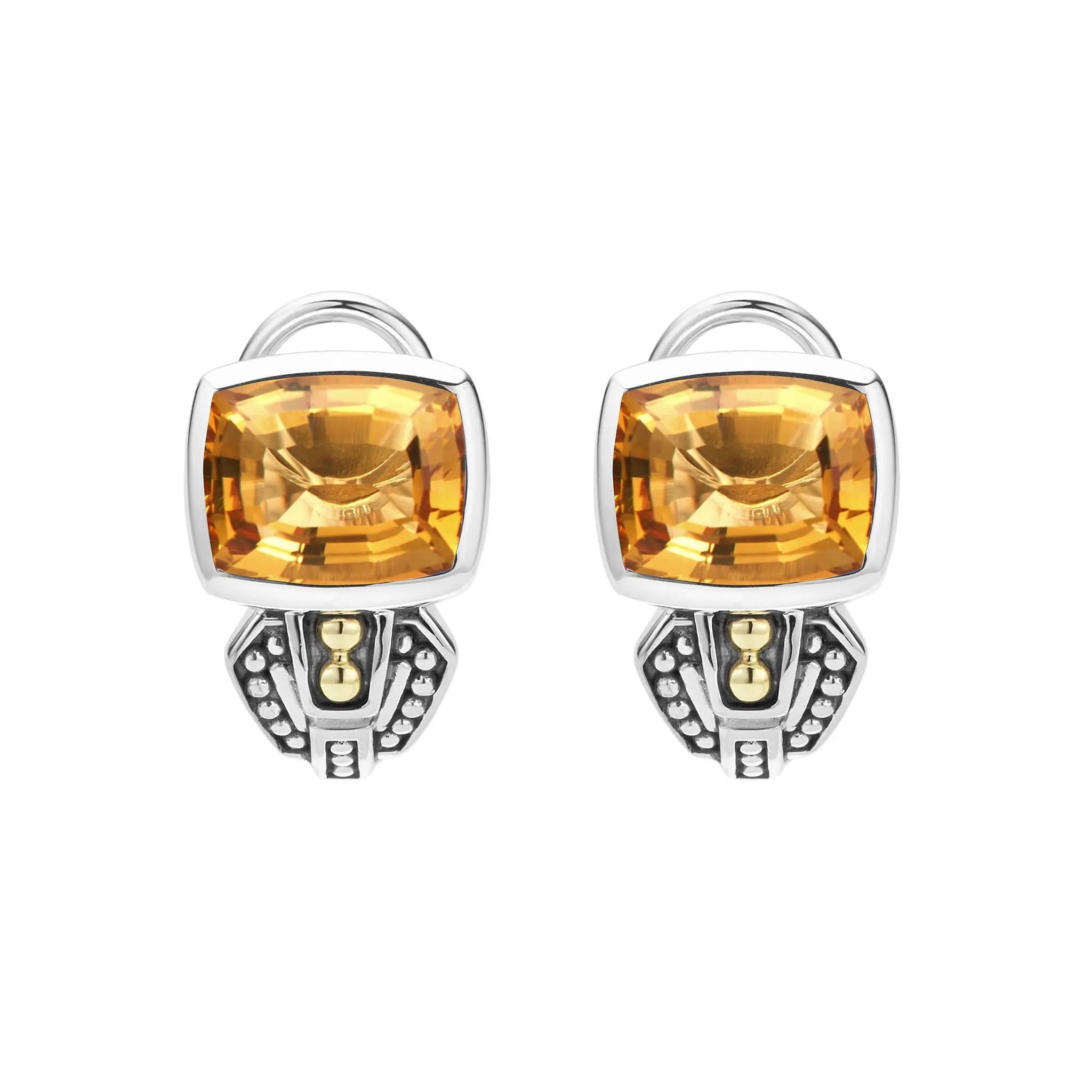 Rittenhouse Bezel-Set Citrine Earrings sold by LAGOS product image thumbnail 3