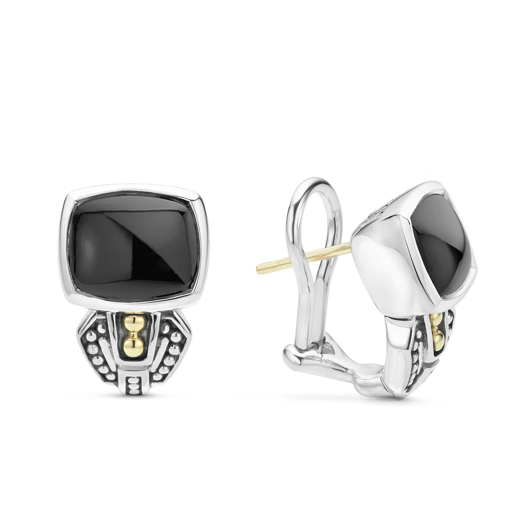 Rittenhouse Bezel-Set Onyx Earrings sold by LAGOS