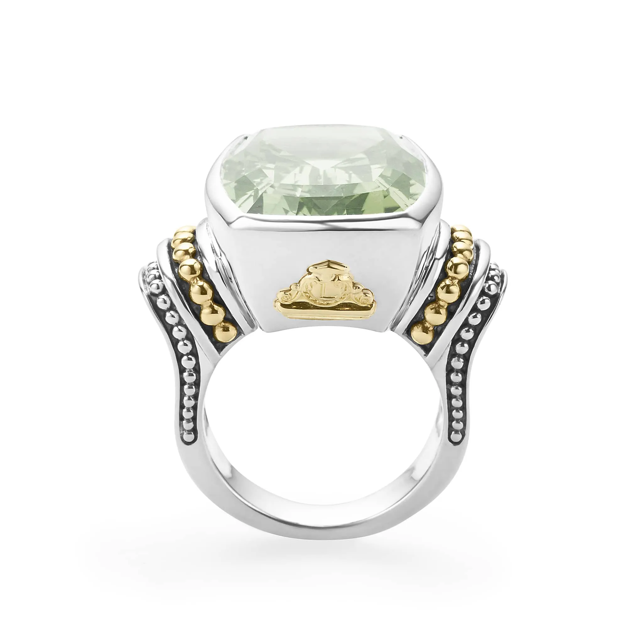 Rittenhouse Large Prasiolite Statement Ring sold by LAGOS product image thumbnail 5