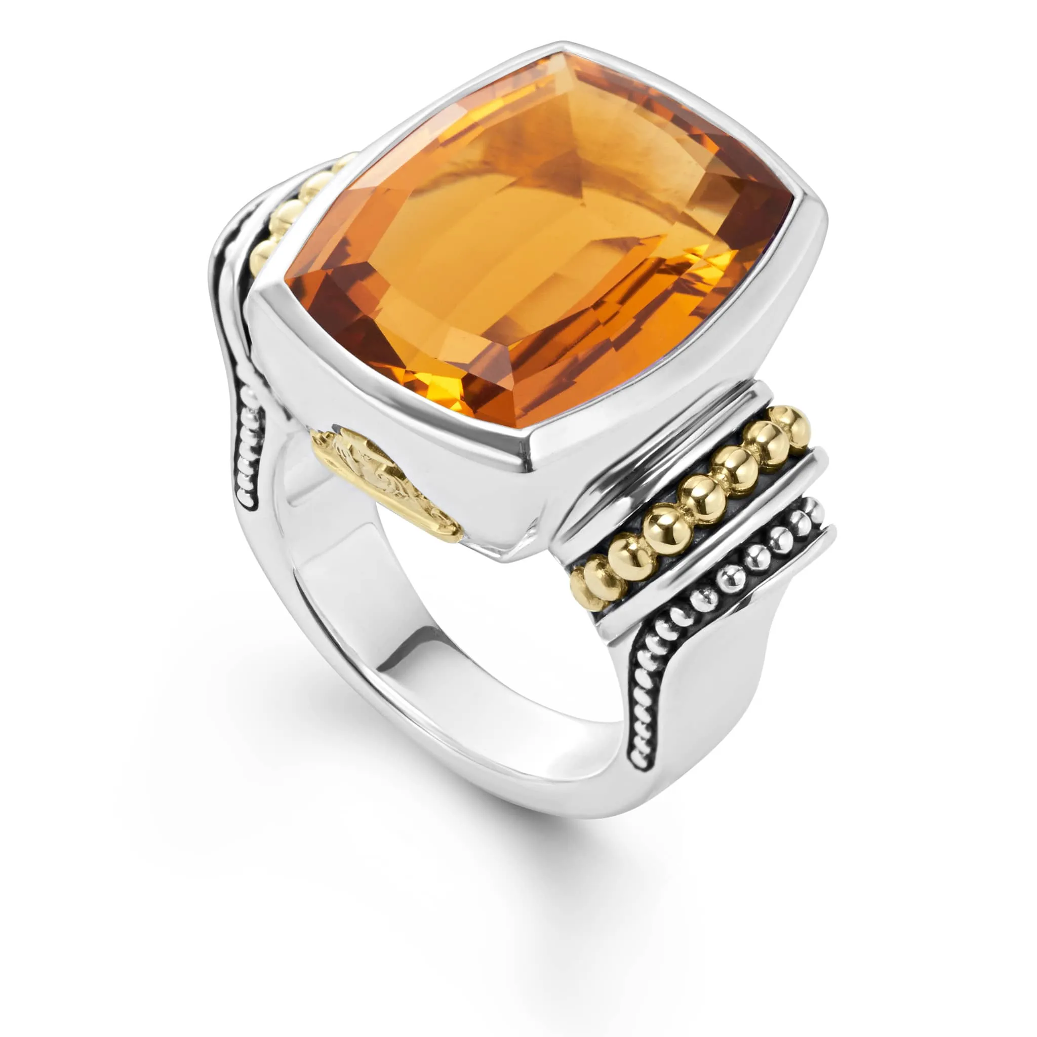 Rittenhouse Large Citrine Statement Ring sold by LAGOS