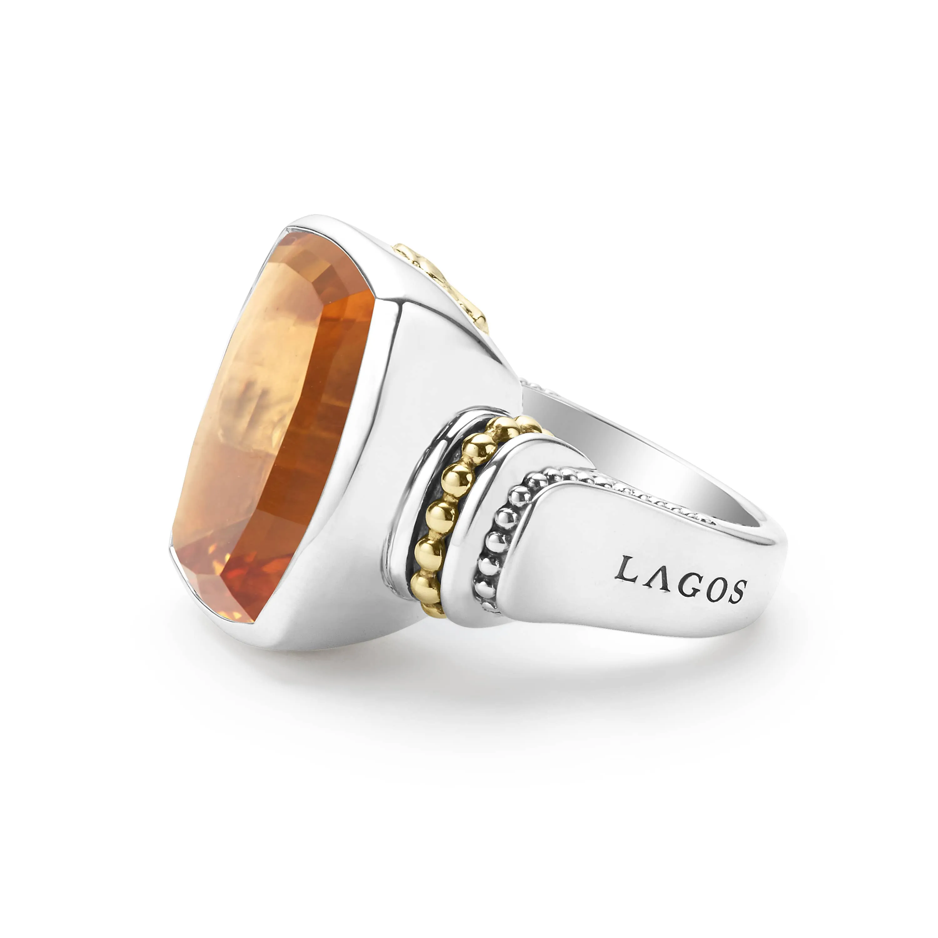 Rittenhouse Large Citrine Statement Ring sold by LAGOS product image thumbnail 4