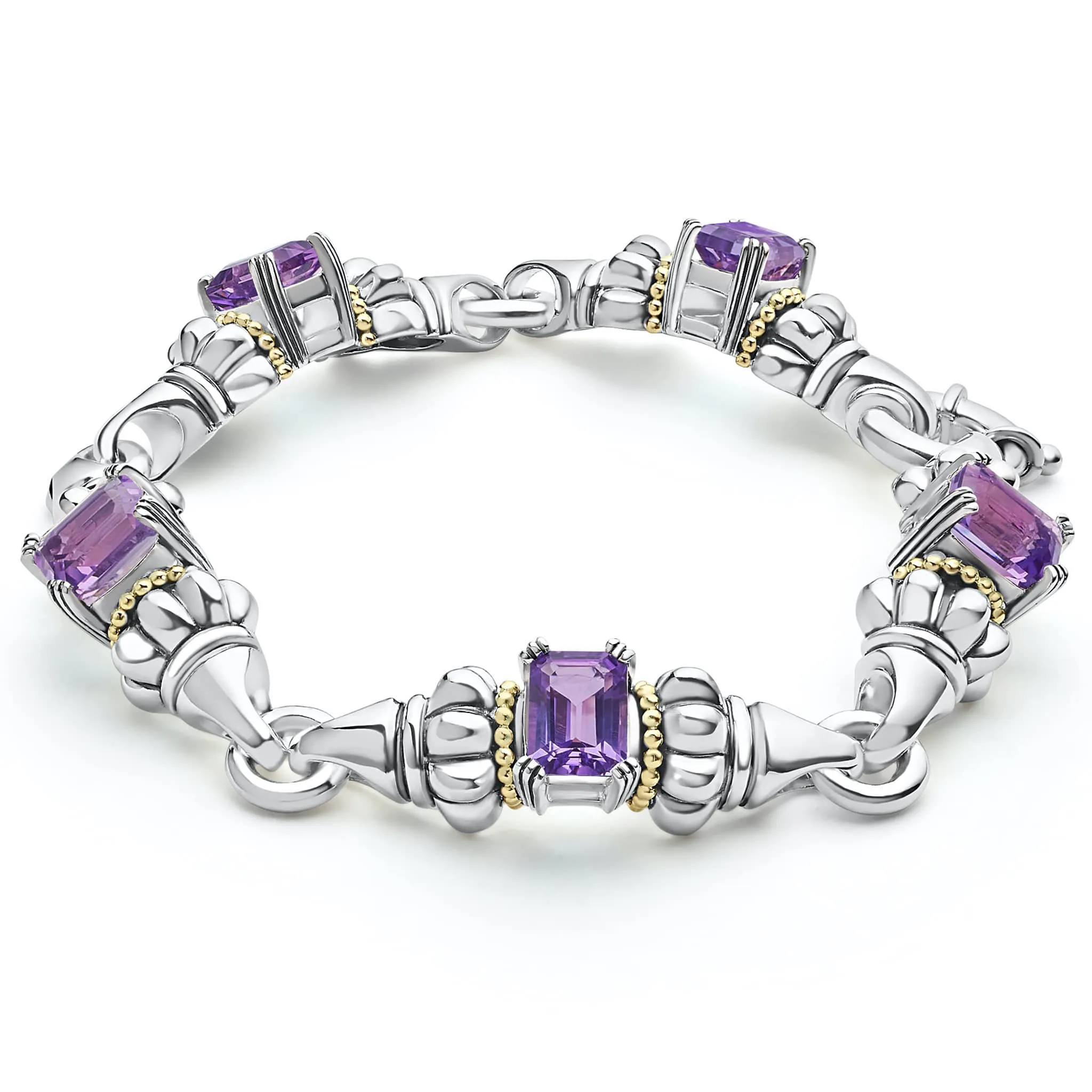 Glacier Classic Amethyst Bracelet sold by LAGOS product image thumbnail 4