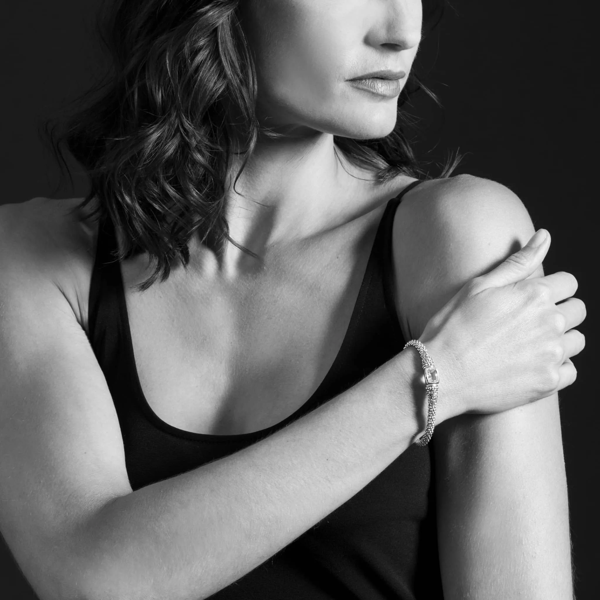 Rittenhouse Prasiolite Caviar Bracelet | 6mm sold by LAGOS product image thumbnail 2