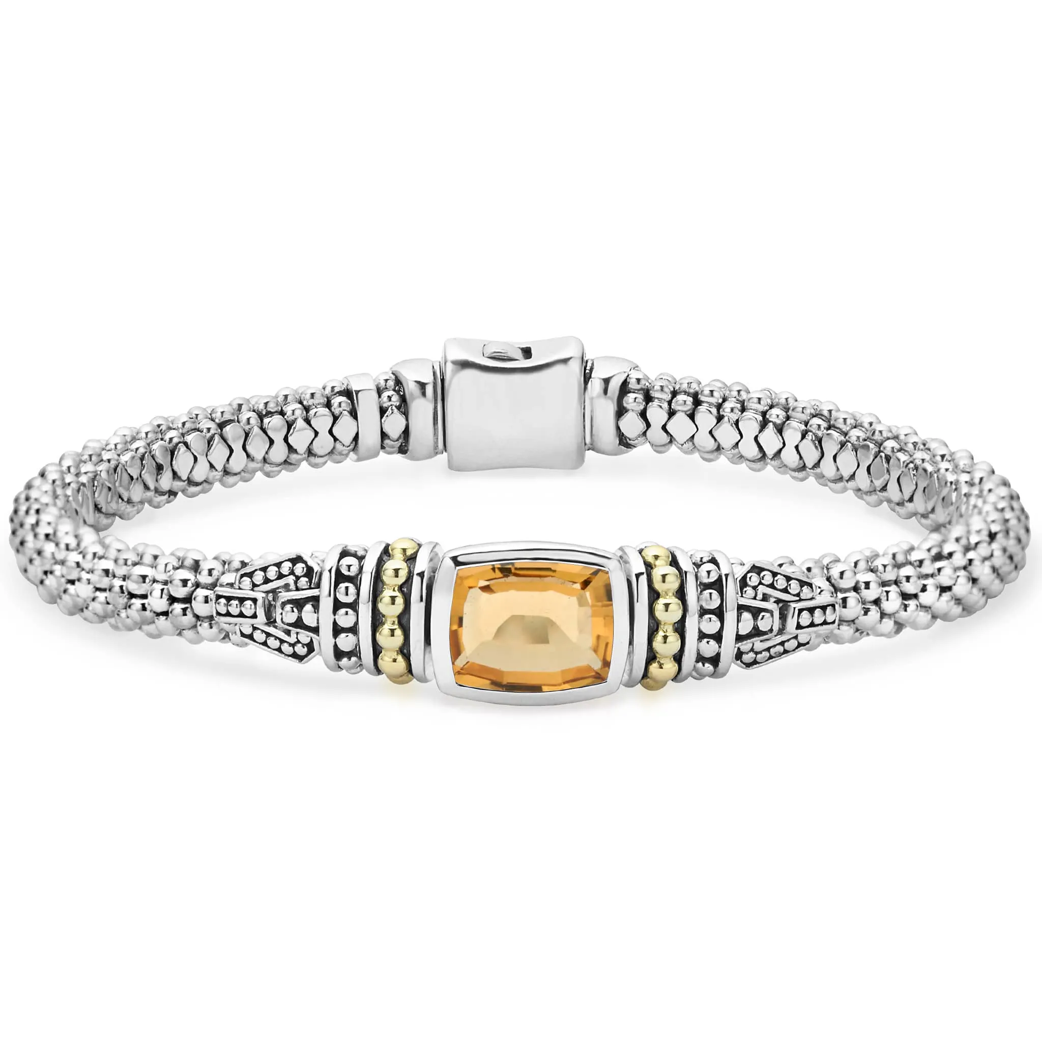 Rittenhouse Citrine Caviar Bracelet | 6mm sold by LAGOS