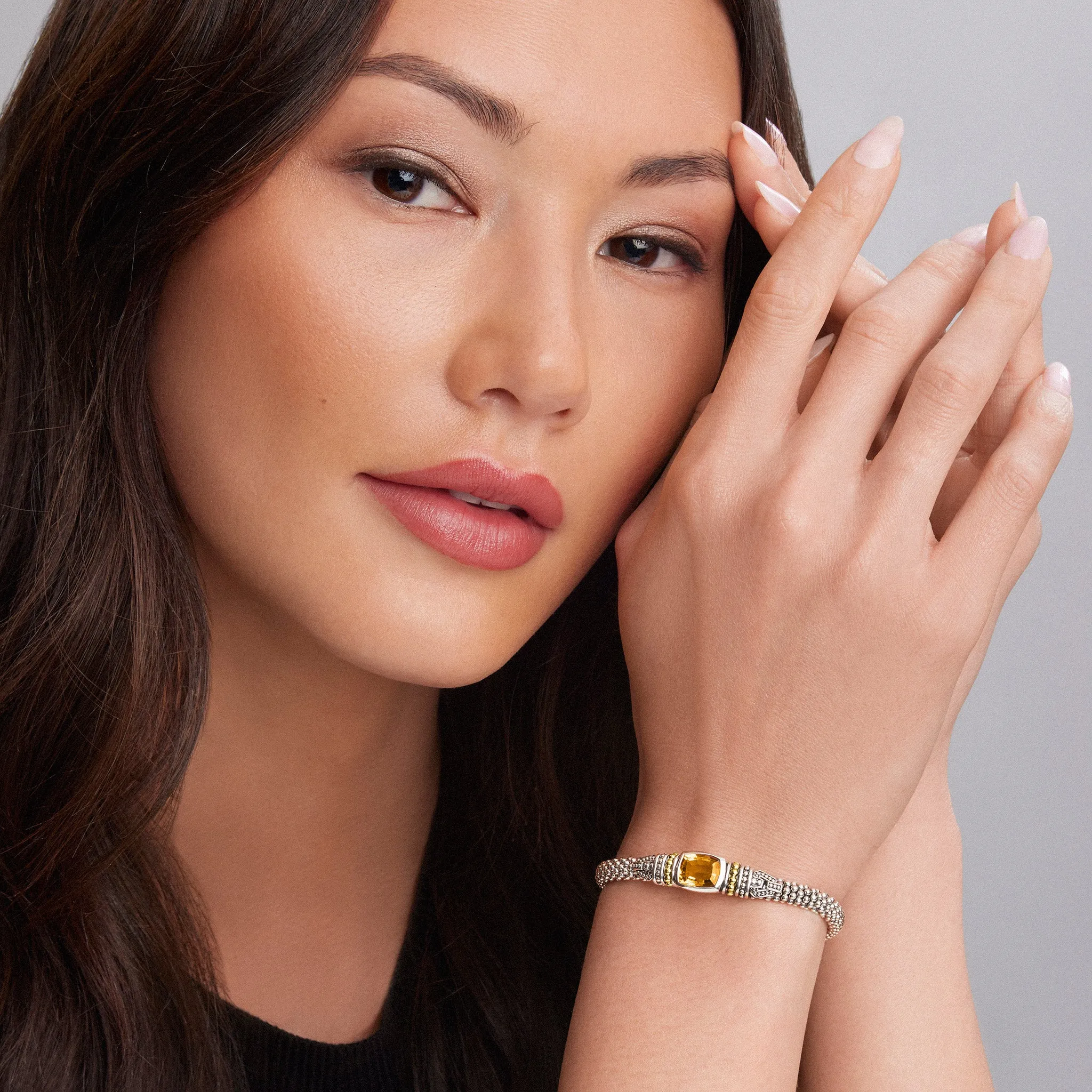 Rittenhouse Citrine Caviar Bracelet | 6mm sold by LAGOS product image thumbnail 2