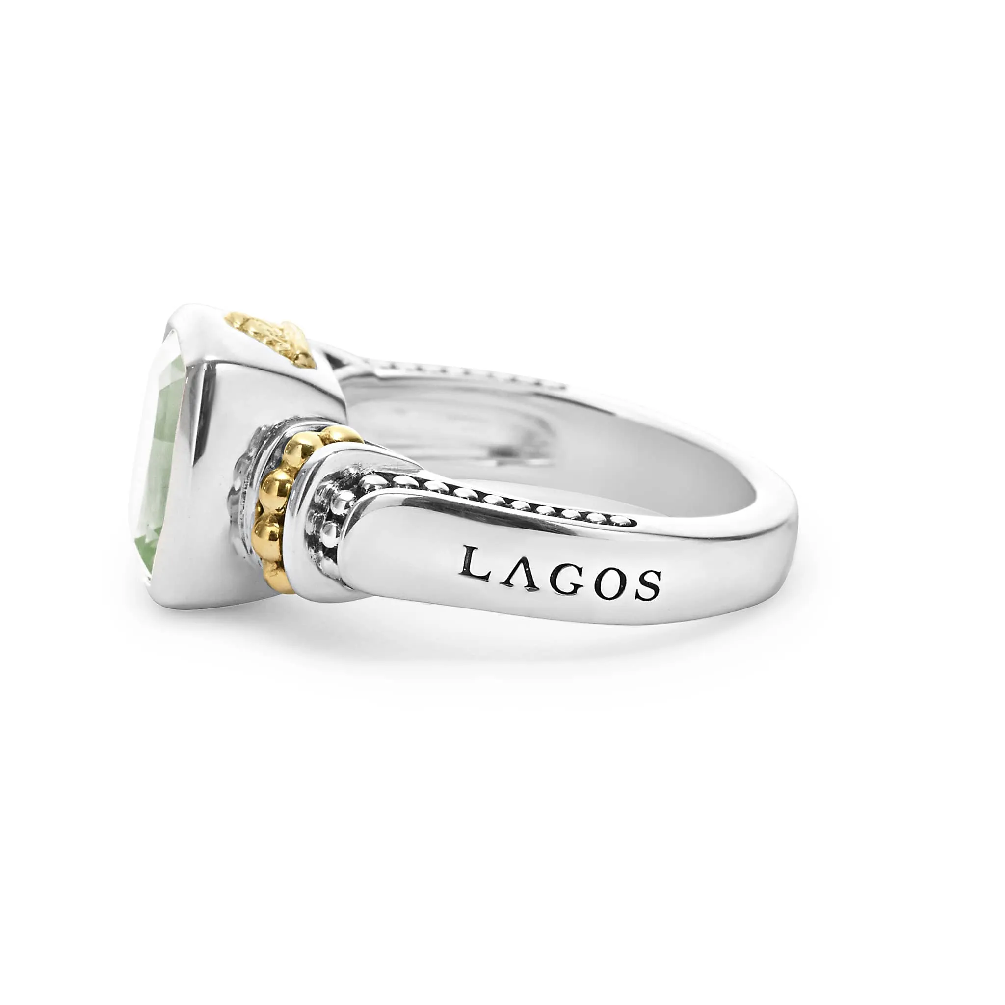 Rittenhouse Bezel-Set Prasiolite Ring sold by LAGOS product image thumbnail 4