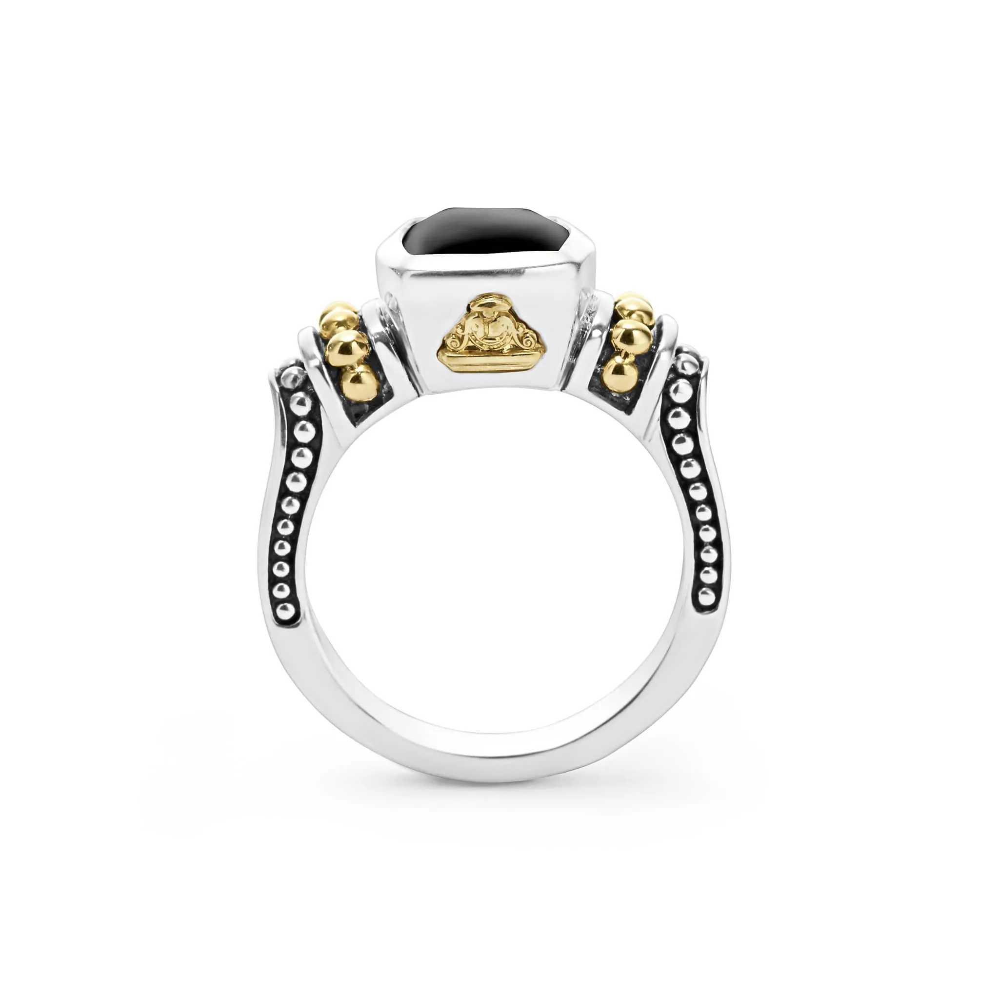 Rittenhouse Bezel-Set Onyx Ring sold by LAGOS product image thumbnail 5