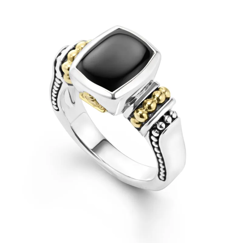 Rittenhouse Bezel-Set Onyx Ring sold by LAGOS
