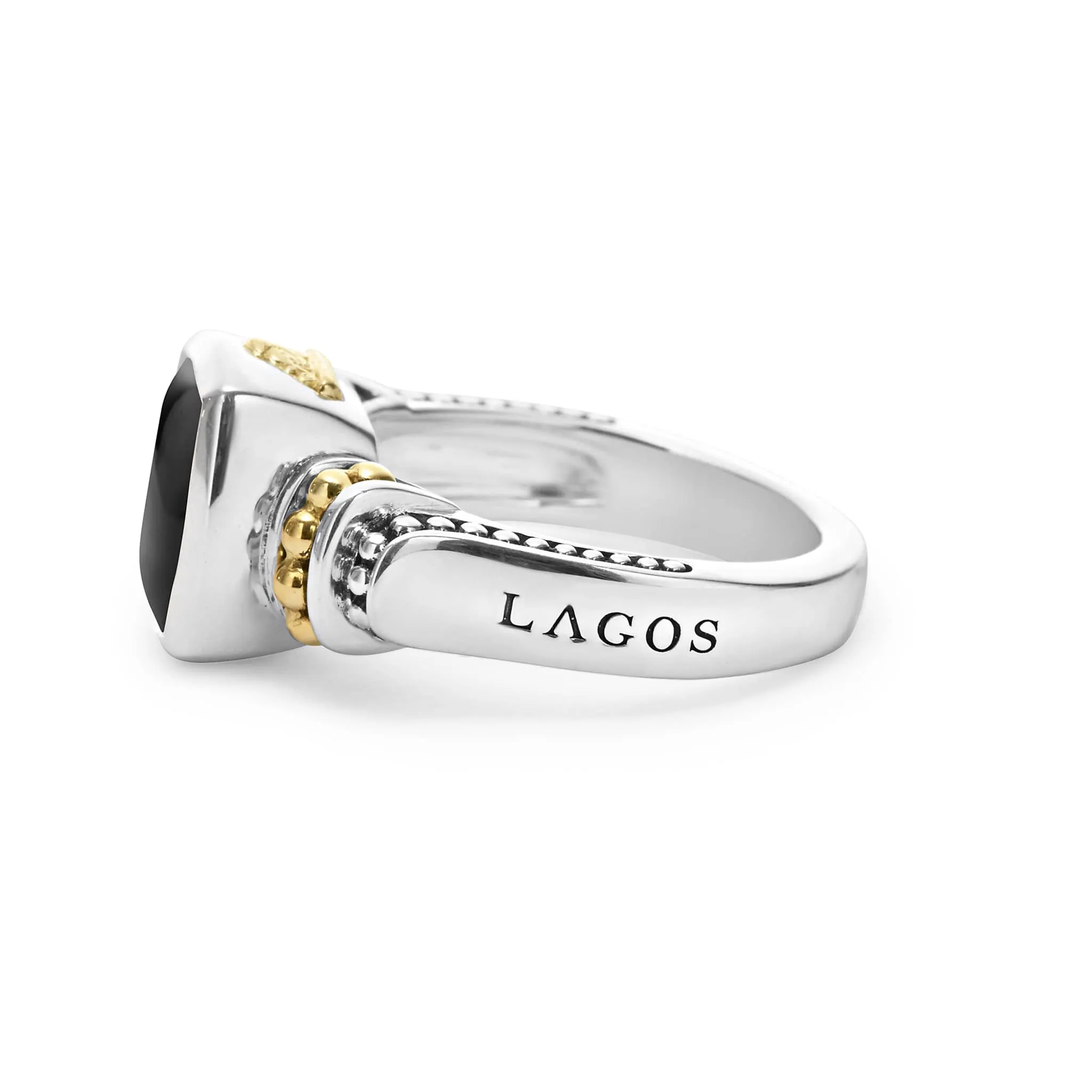 Rittenhouse Bezel-Set Onyx Ring sold by LAGOS product image thumbnail 4