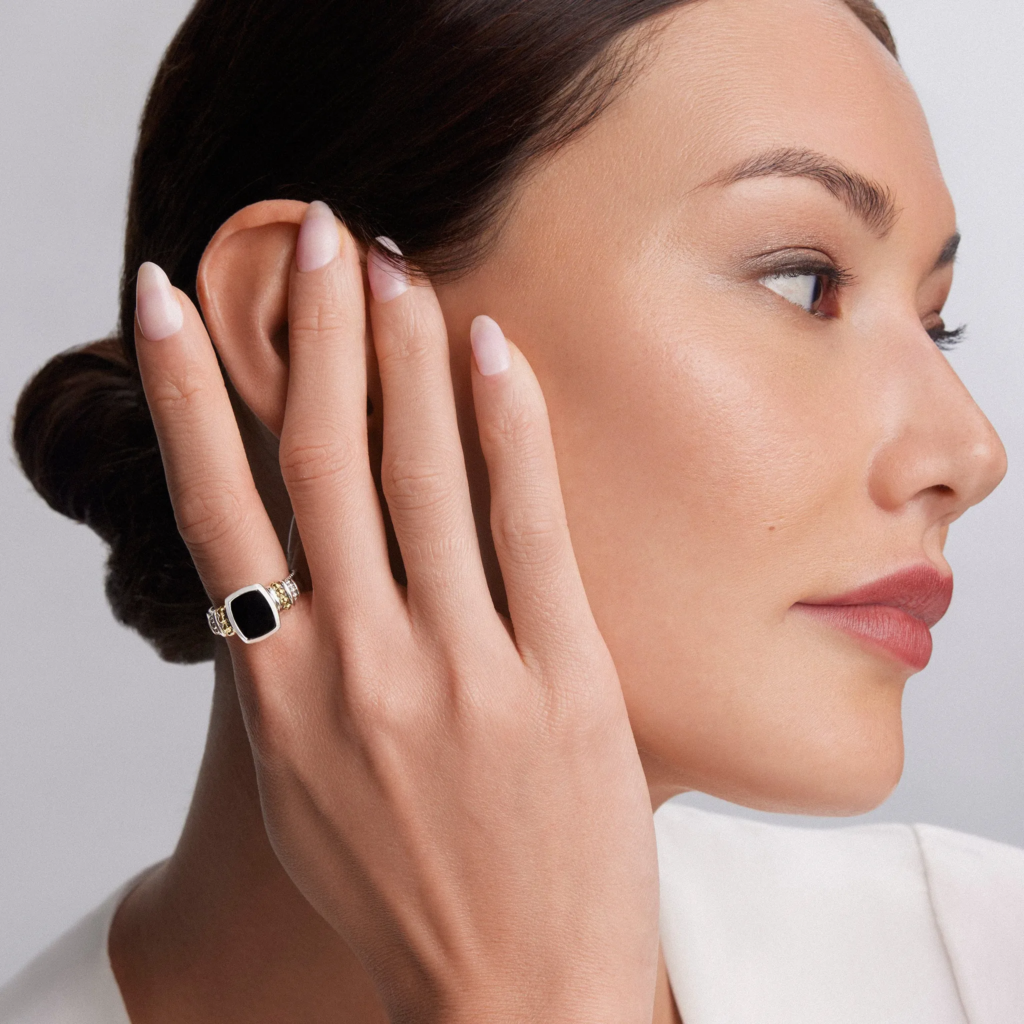 Rittenhouse Bezel-Set Onyx Ring sold by LAGOS product image thumbnail 2