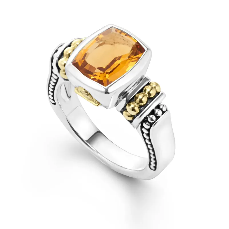 Rittenhouse Bezel-Set Citrine Ring sold by LAGOS