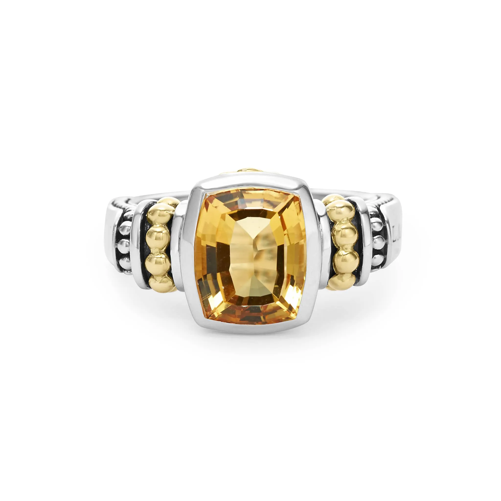 Rittenhouse Bezel-Set Citrine Ring sold by LAGOS product image thumbnail 3