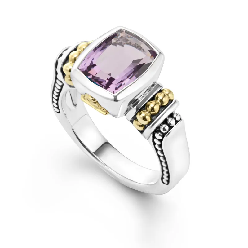Rittenhouse Bezel-Set Amethyst Ring sold by LAGOS