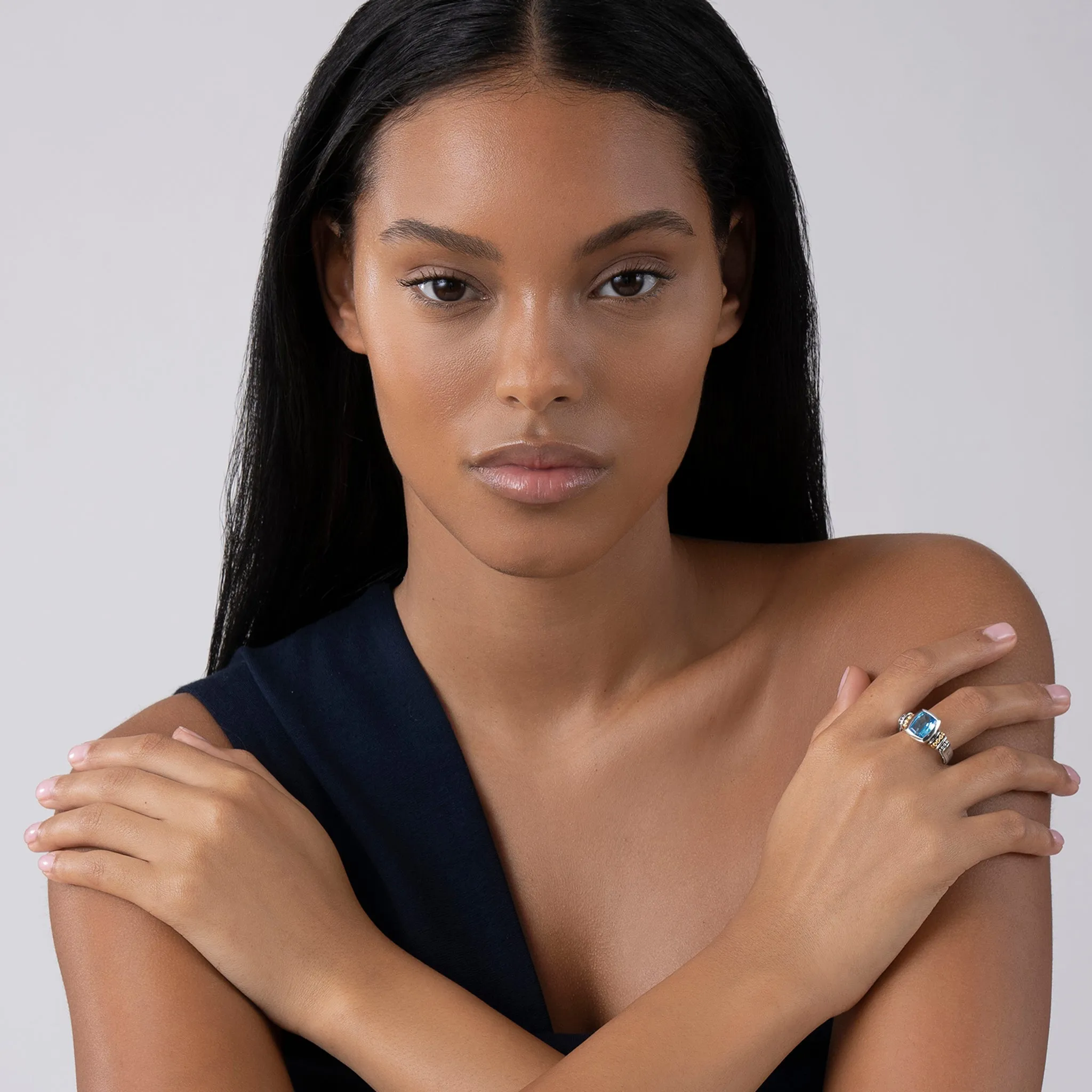 Rittenhouse Bezel-Set Swiss Blue Topaz Ring sold by LAGOS product image thumbnail 2