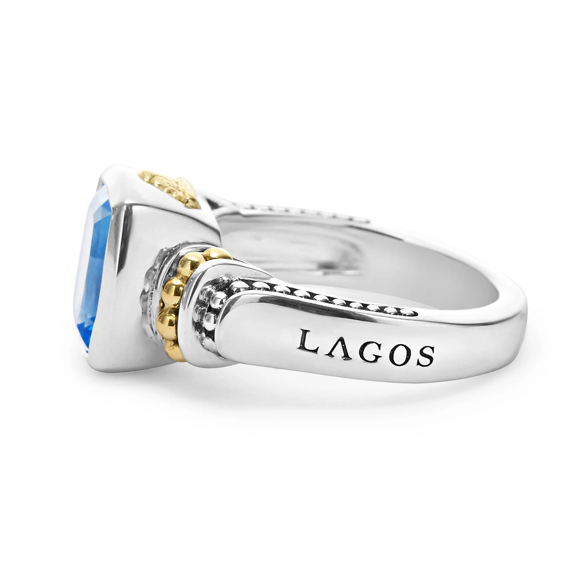 Rittenhouse Bezel-Set Swiss Blue Topaz Ring sold by LAGOS product image thumbnail 4