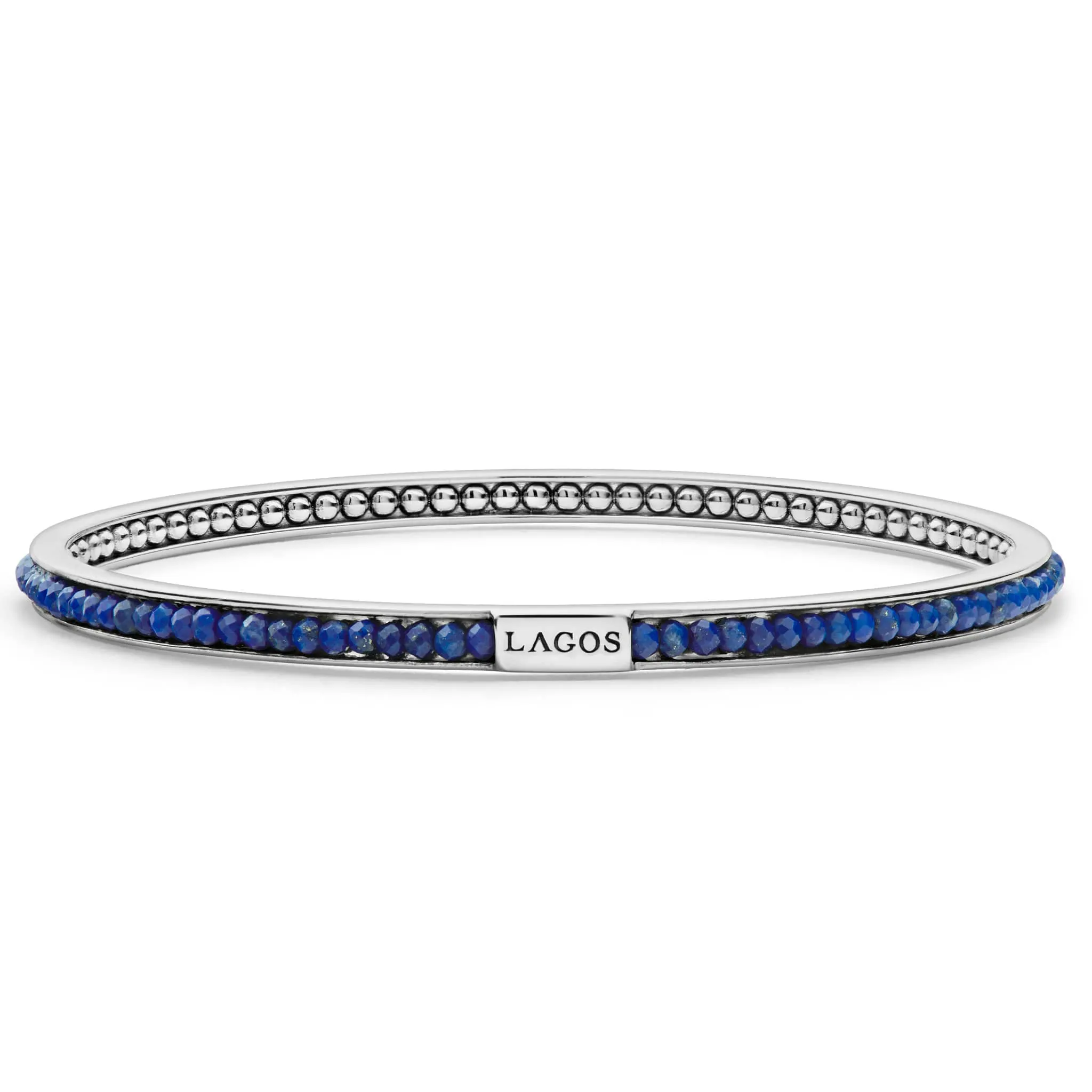 Caviar Icon Lapis Bangle sold by LAGOS