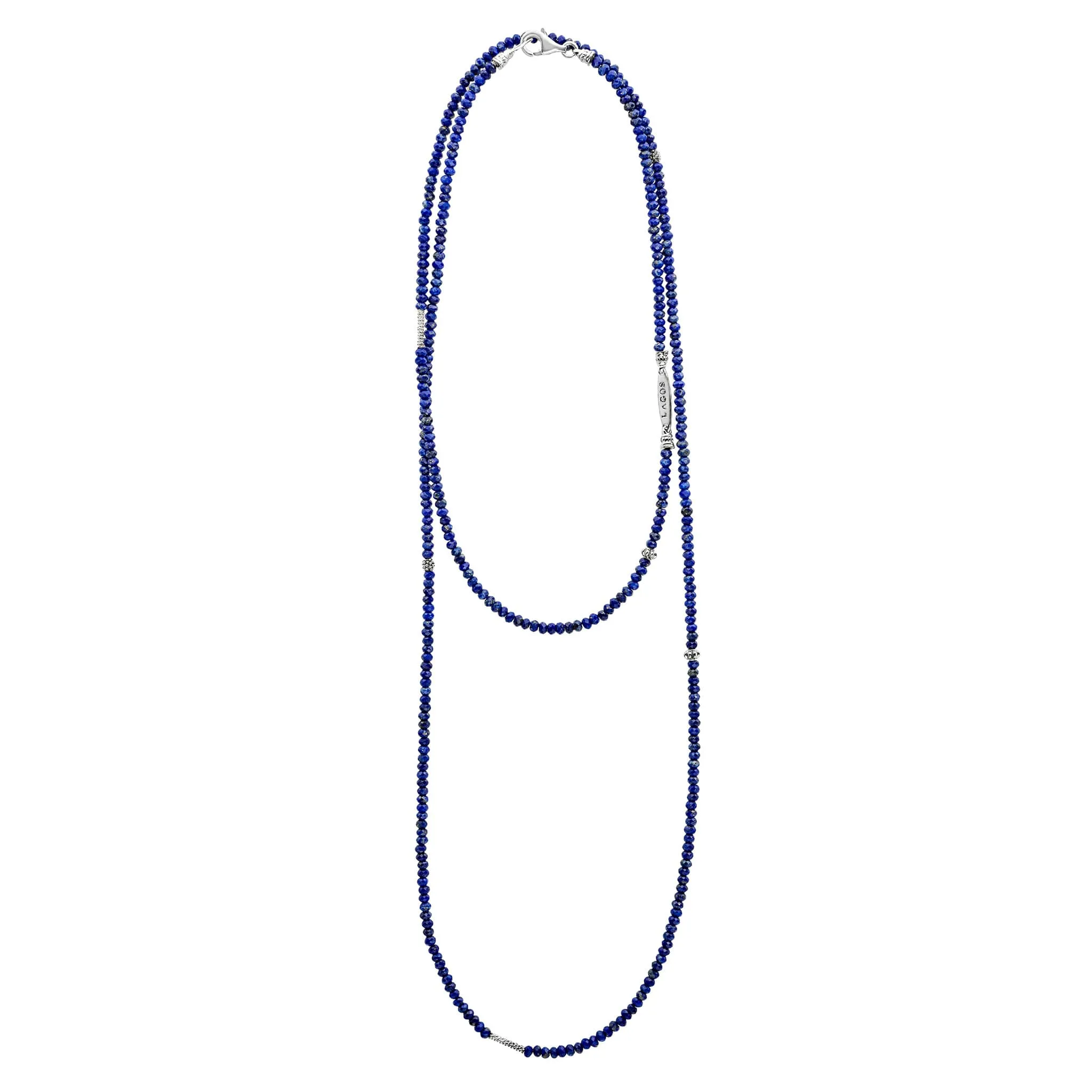 Caviar Icon Lapis Necklace sold by LAGOS product image thumbnail 3