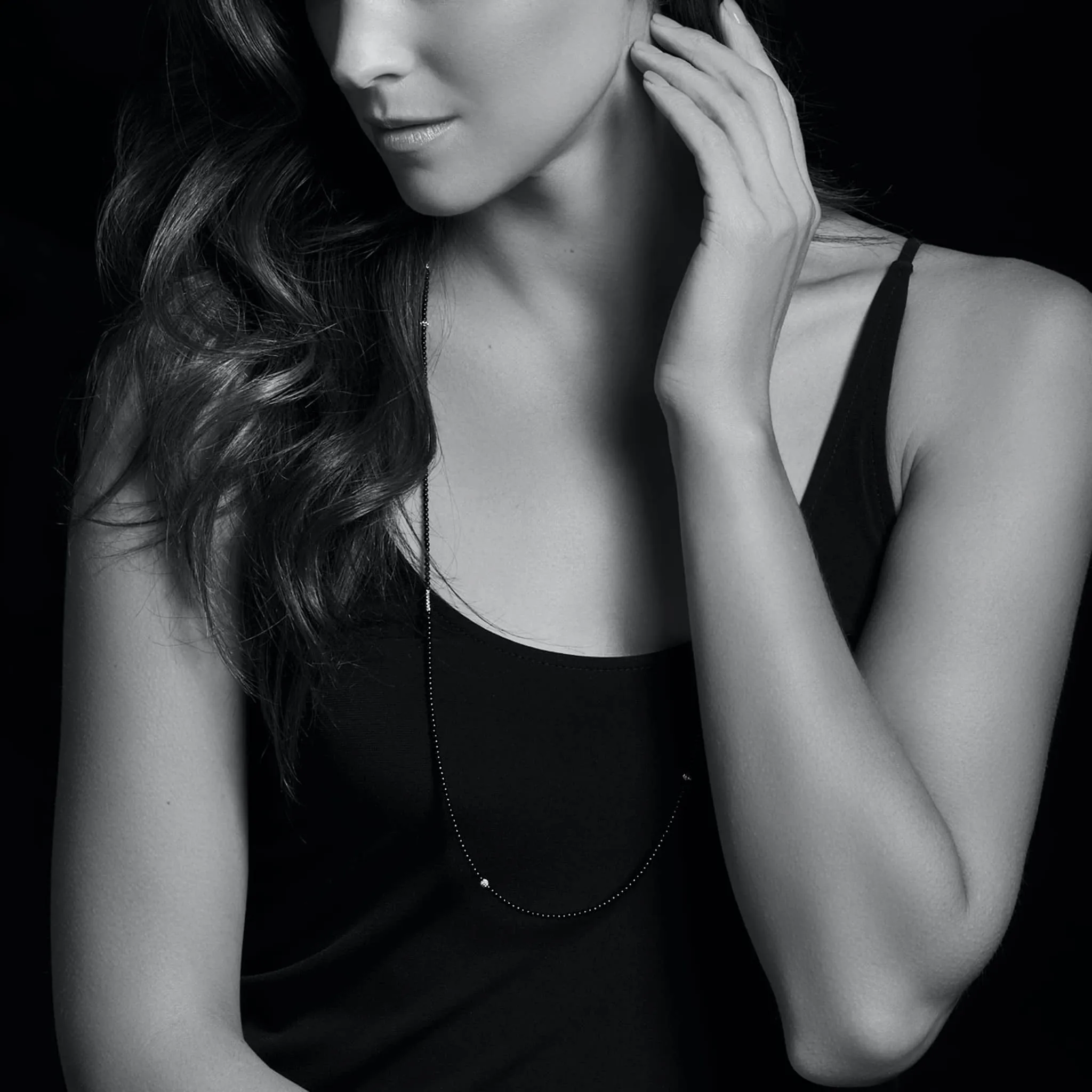 Caviar Icon Hematite Necklace sold by LAGOS product image thumbnail 2