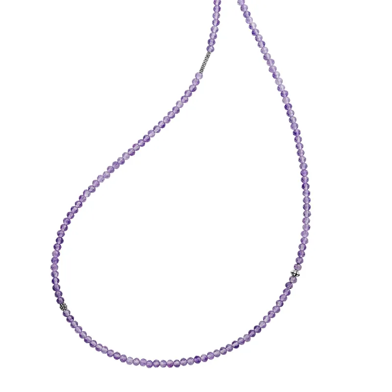 Caviar Icon Amethyst Necklace sold by LAGOS